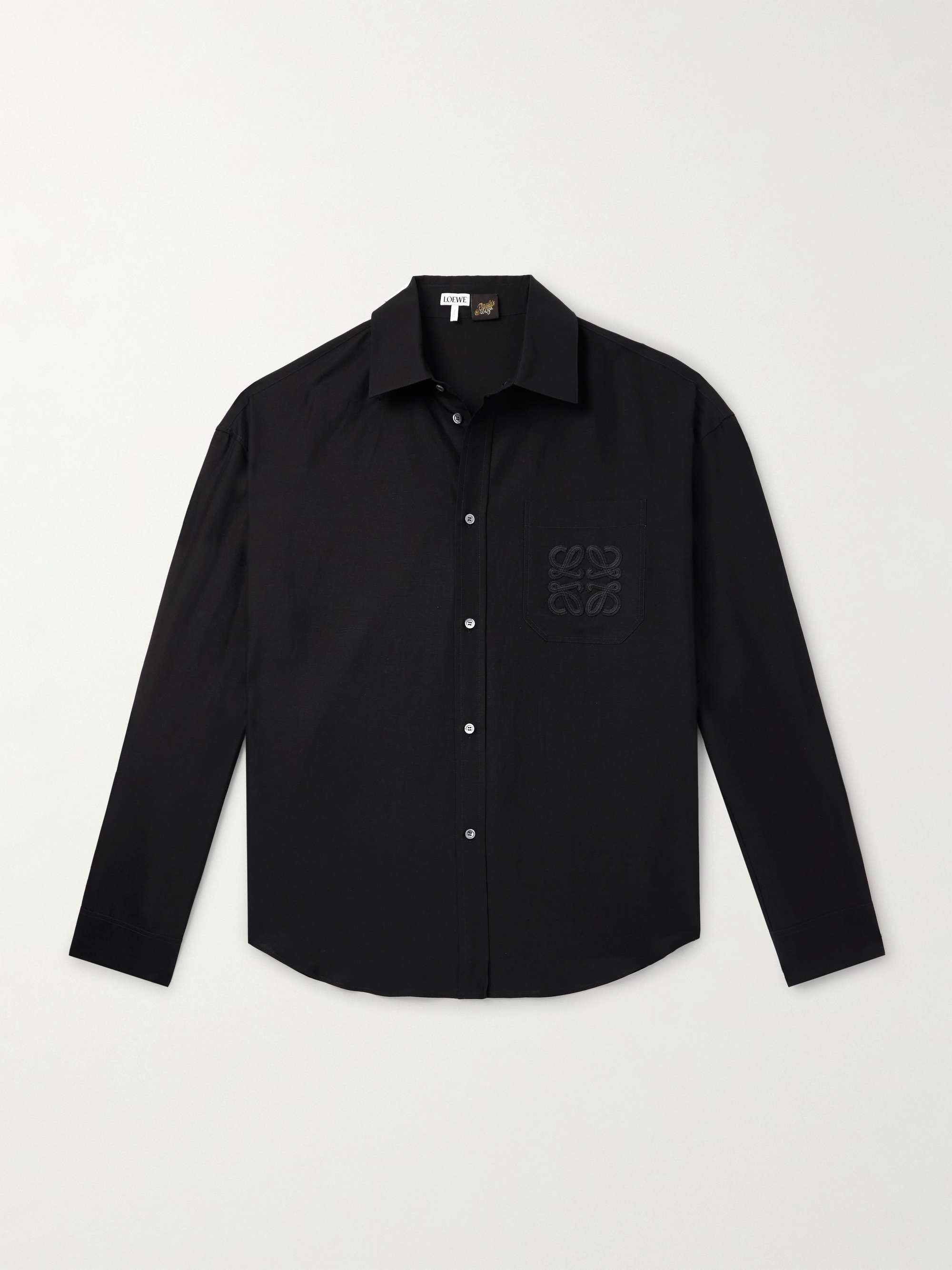 + Paula's Ibiza Logo-Embroidered Woven Shirt view