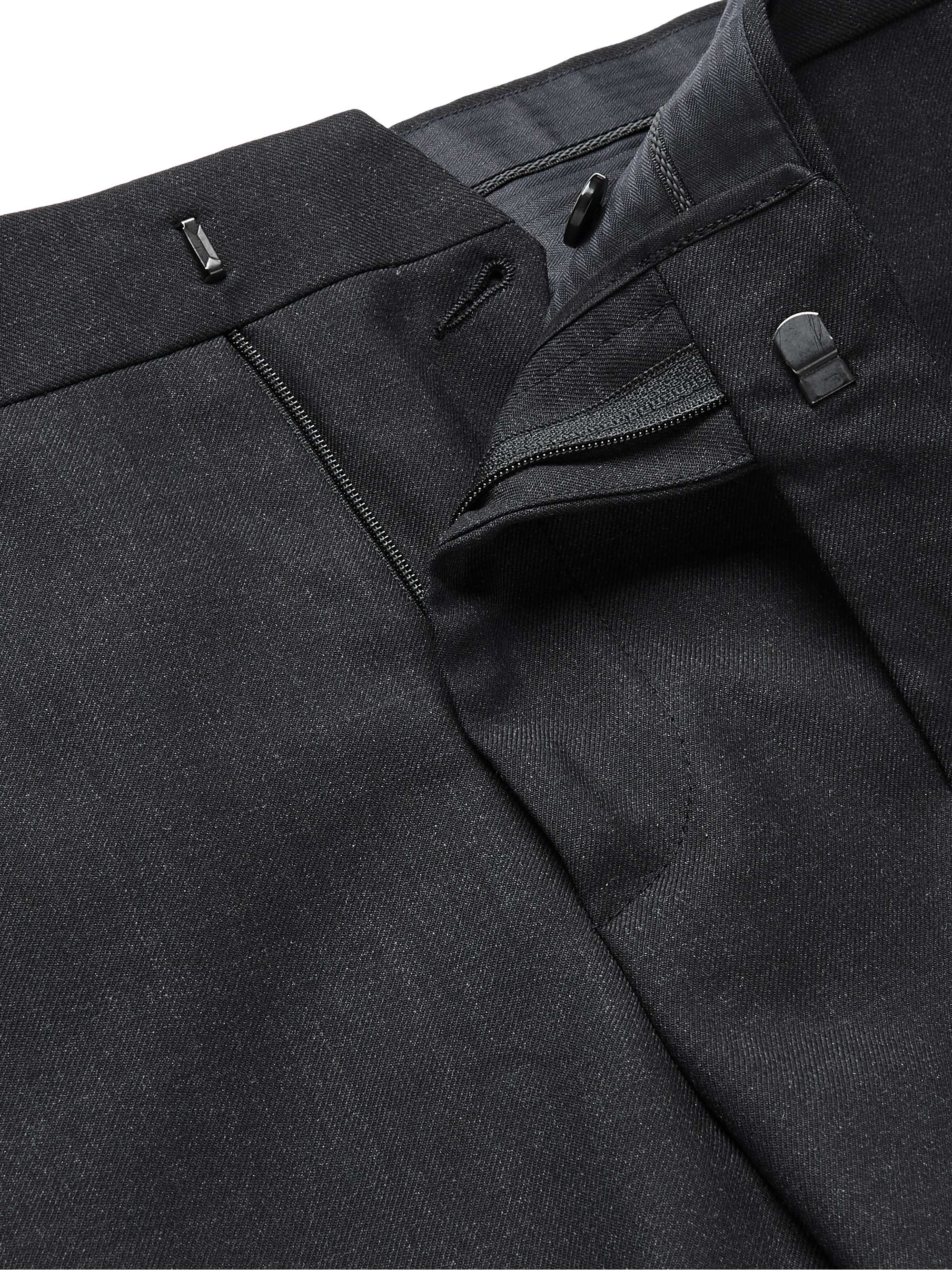 Soho Slim-Fit Wool Suit Trousers view