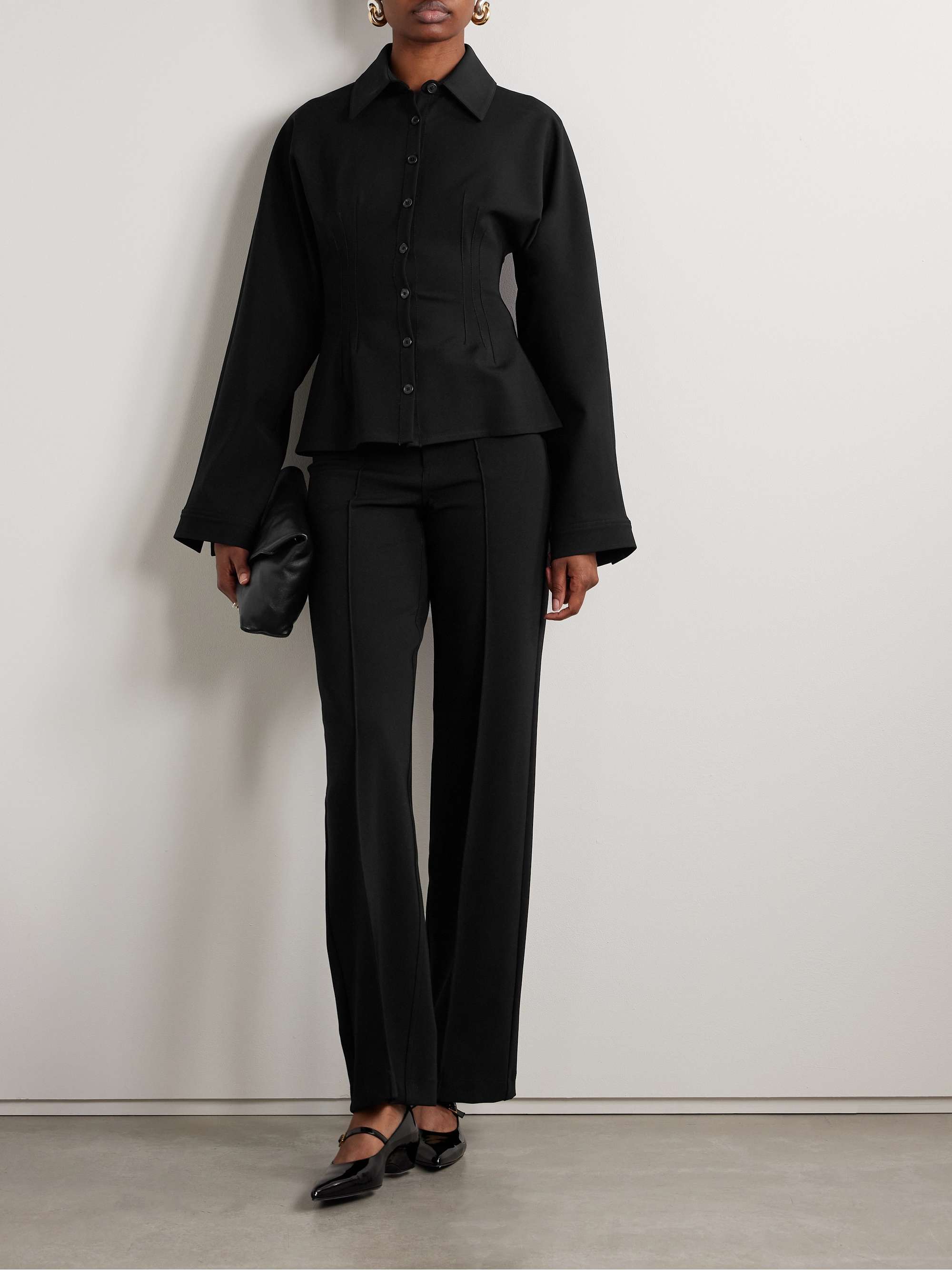 Agatha crepe shirt view