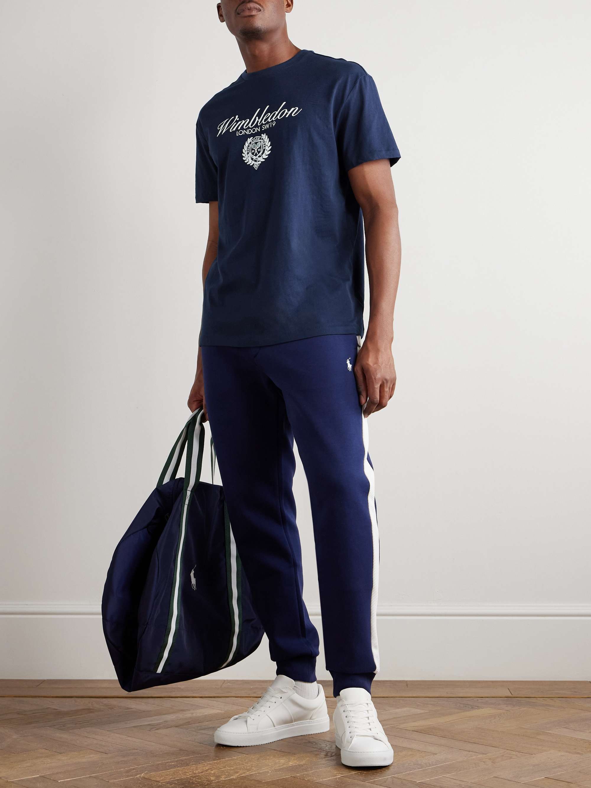 + Wimbledon Logo-Print Cotton-Jersey T-Shirt view