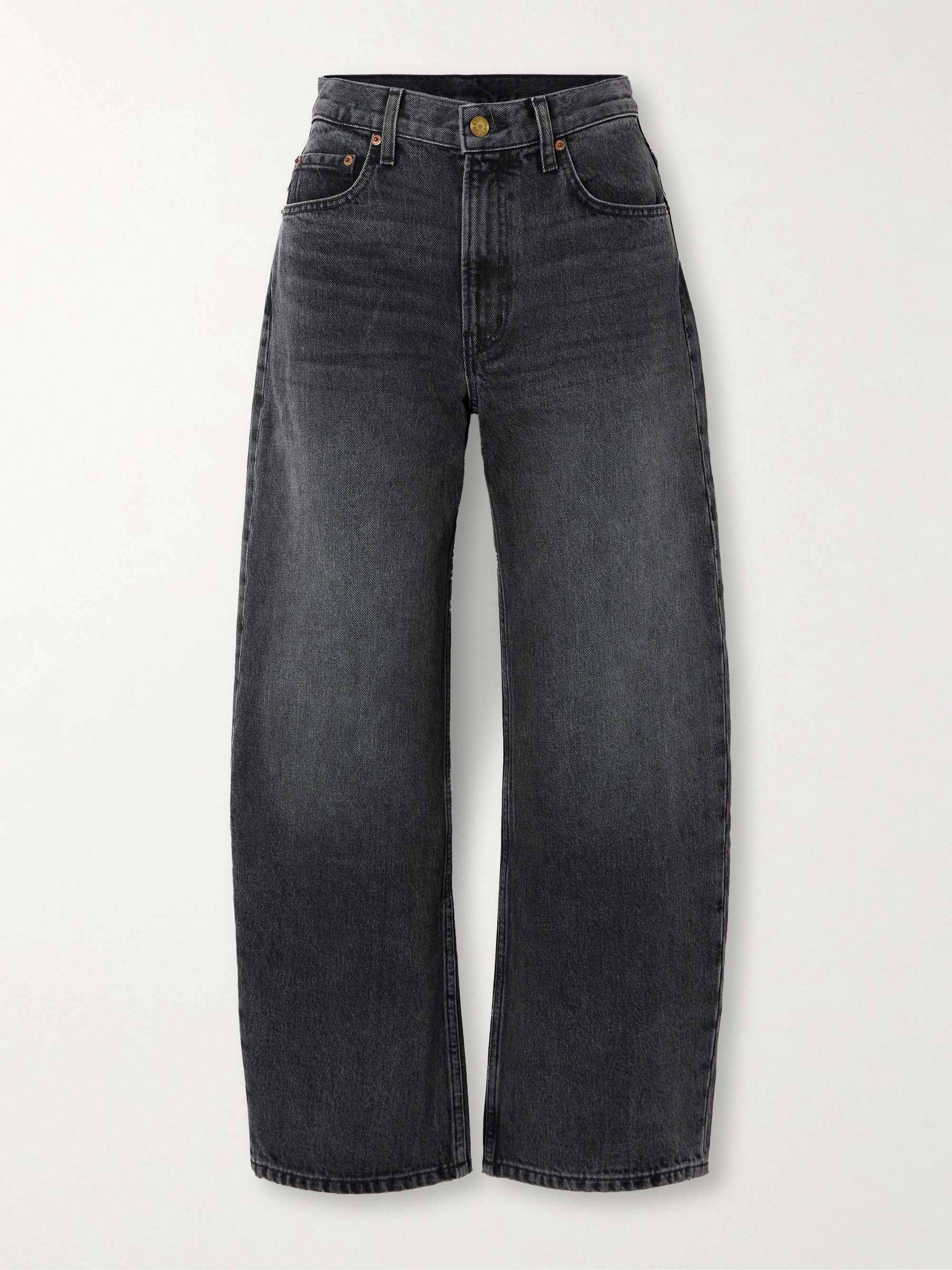 Leroy mid-rise wide-leg jeans view