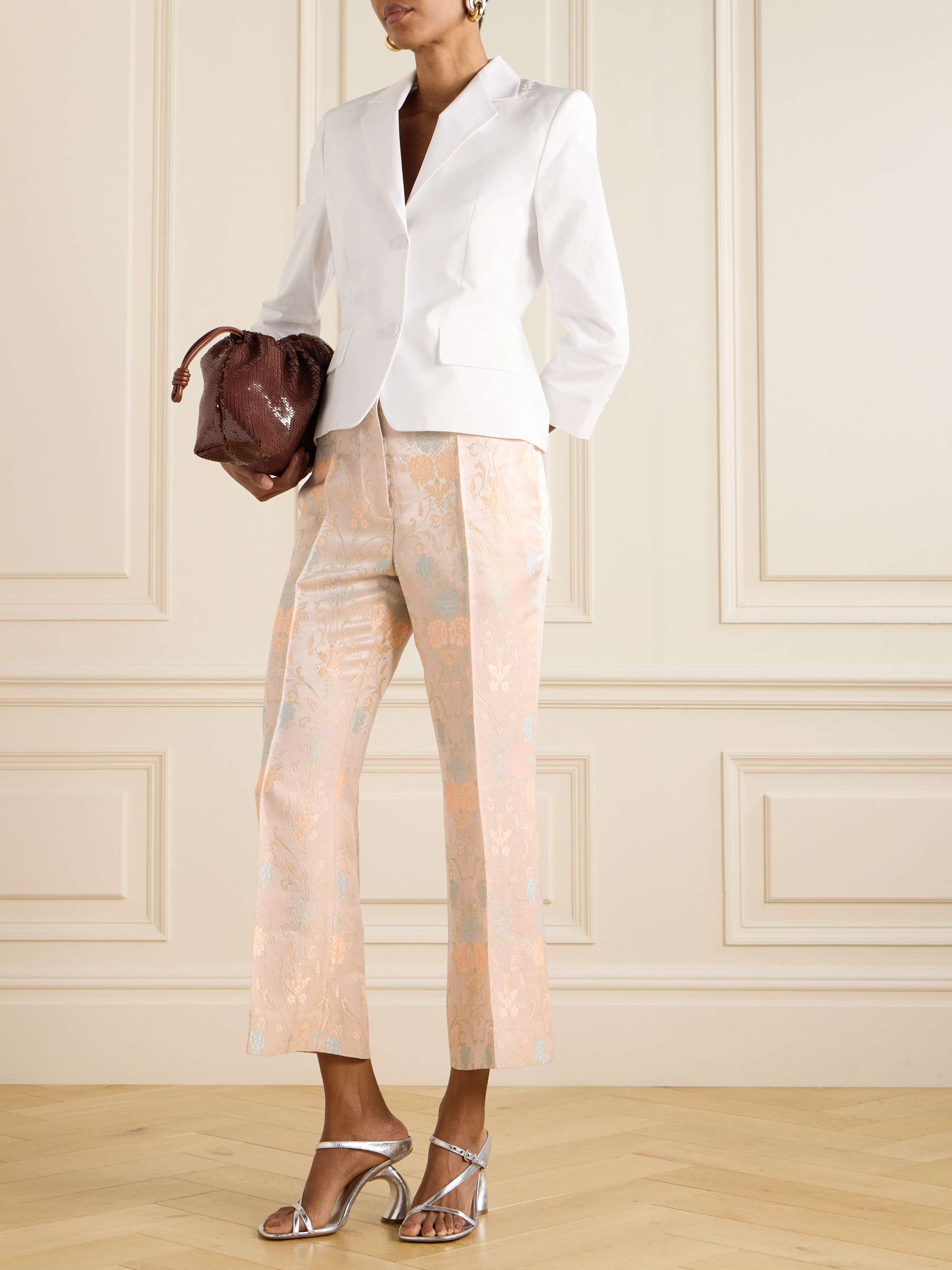 Organic cotton-poplin blazer view
