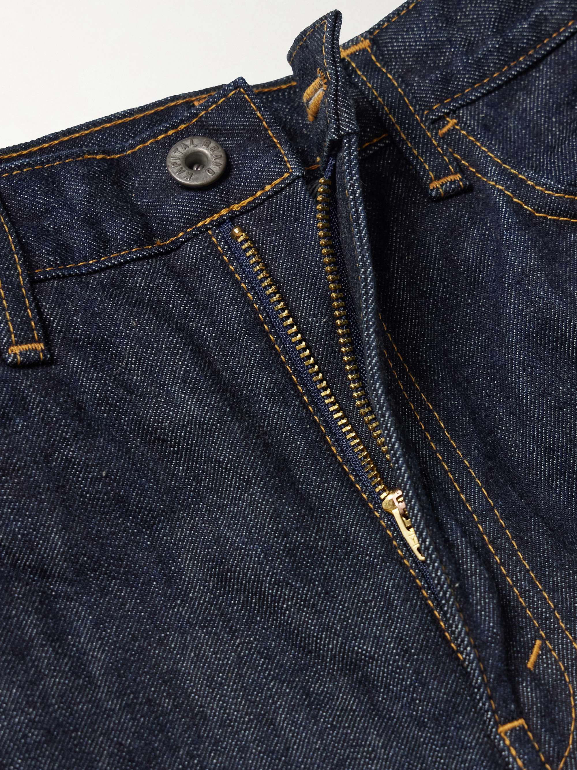 Slim-Fit Flared Jeans view