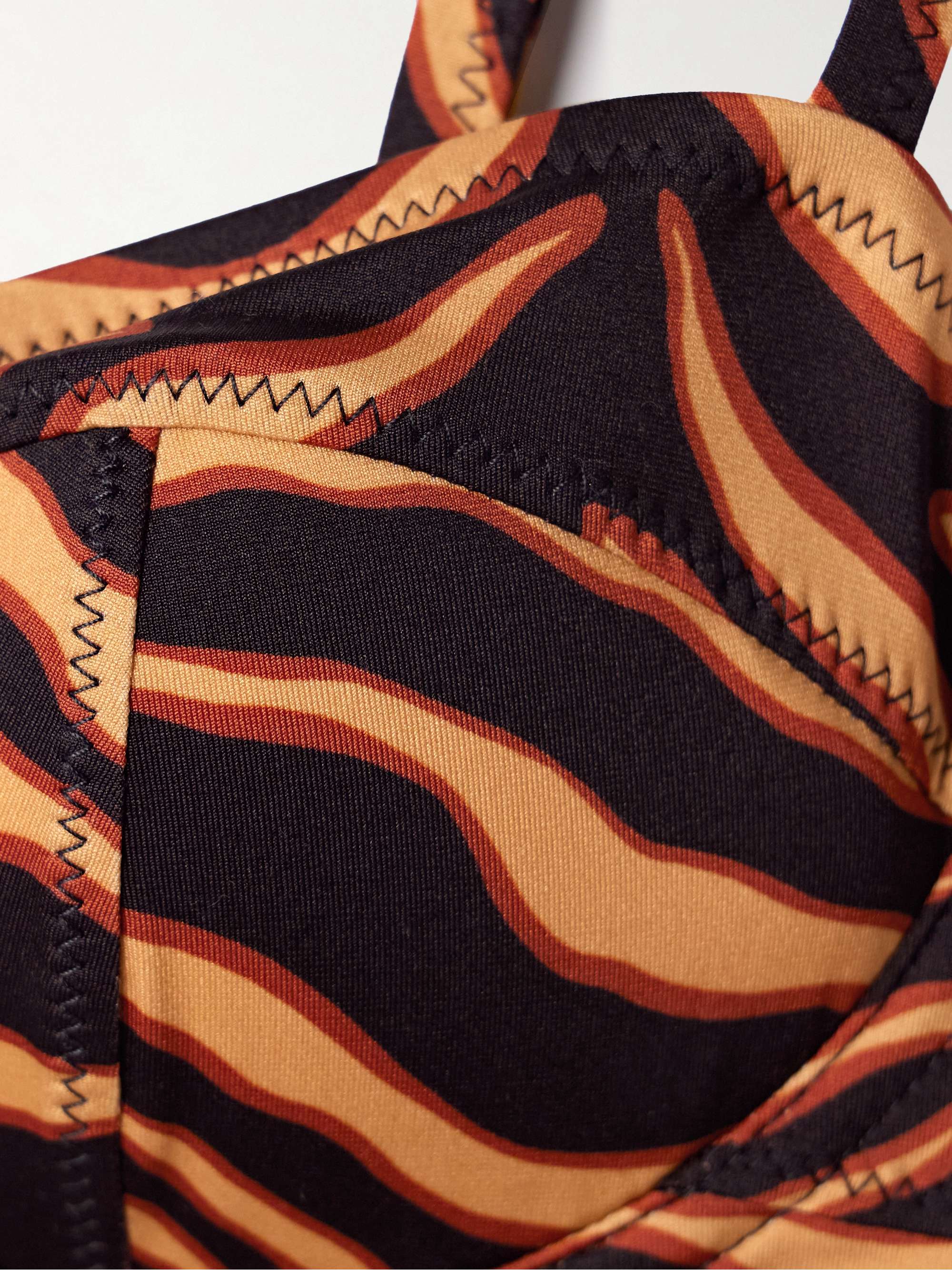Zahara tiger-print underwired bikini top view