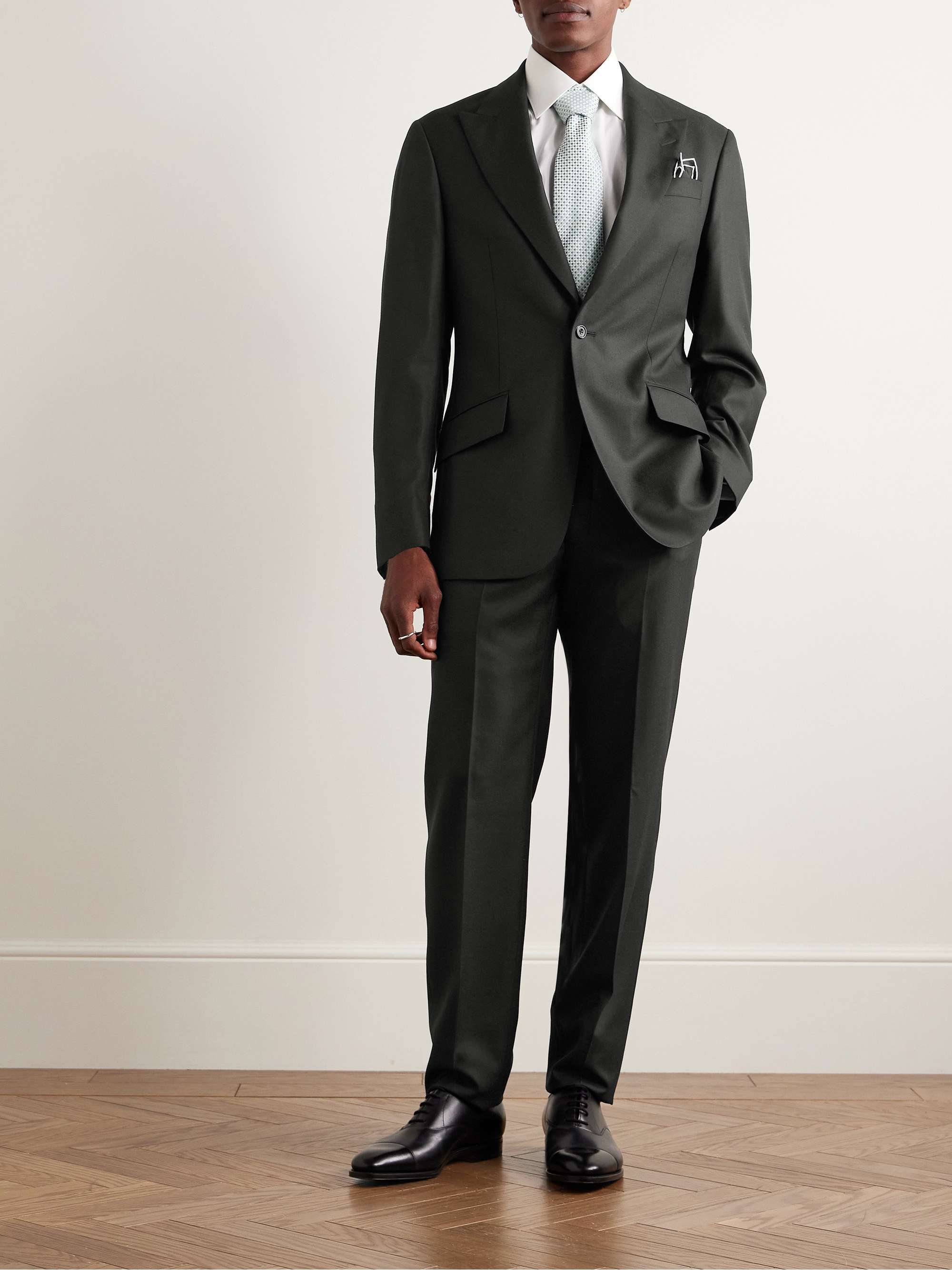 Chapman Hyde Slim-Fit Wool Suit Jacket view