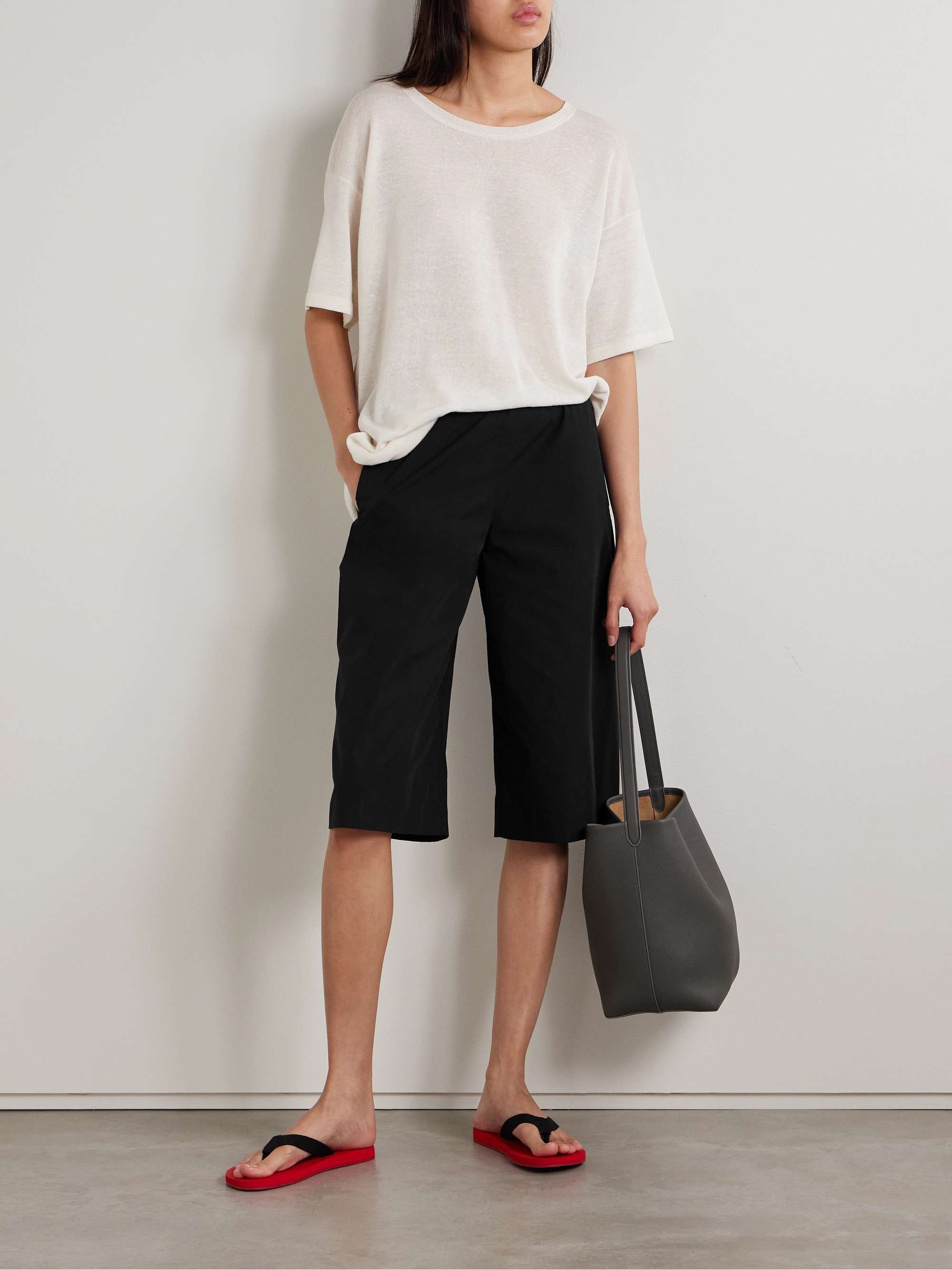 Eliot cotton-poplin shorts view