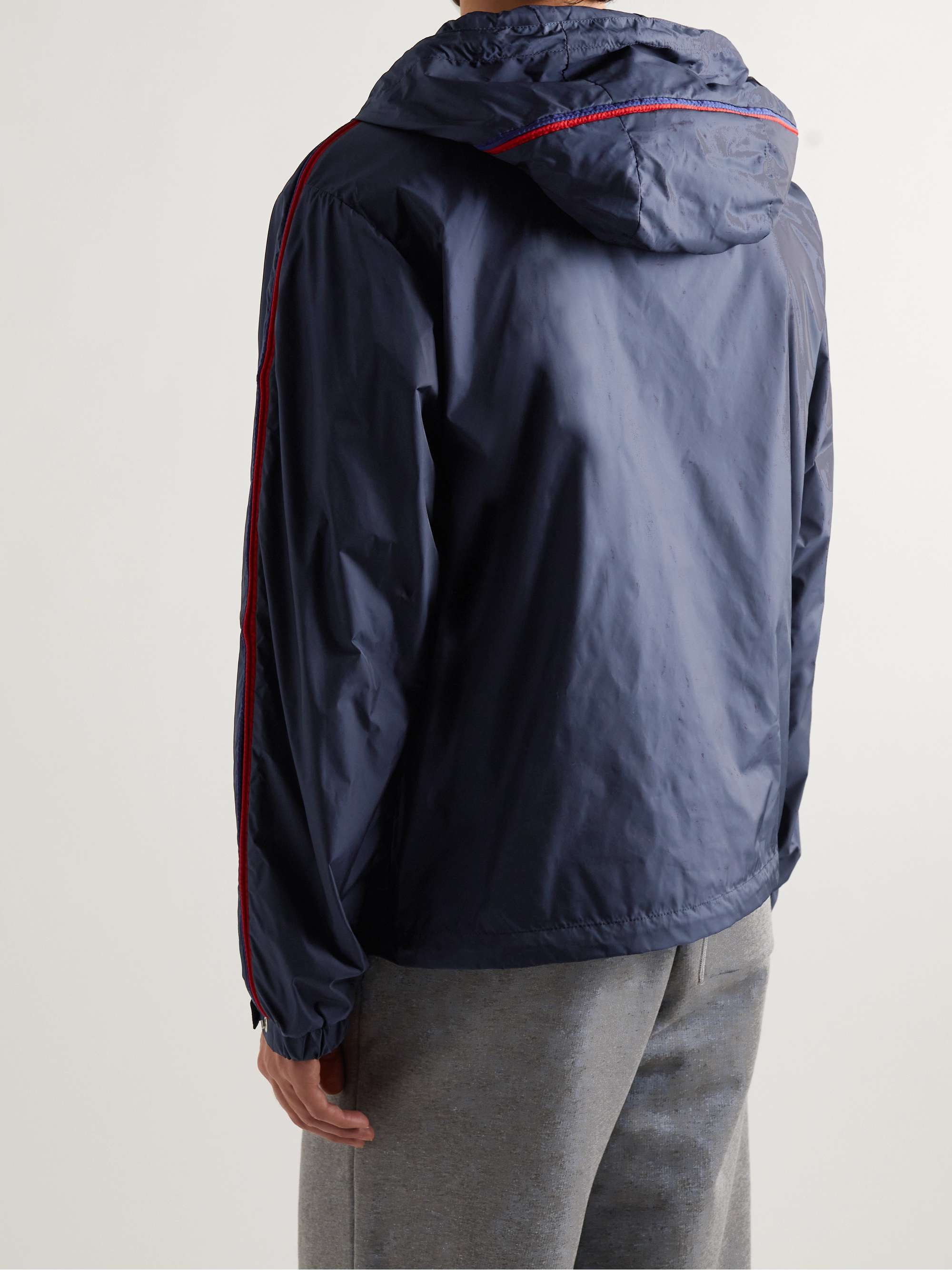 Hattab Logo-Appliquéd Shell Hooded Jacket view