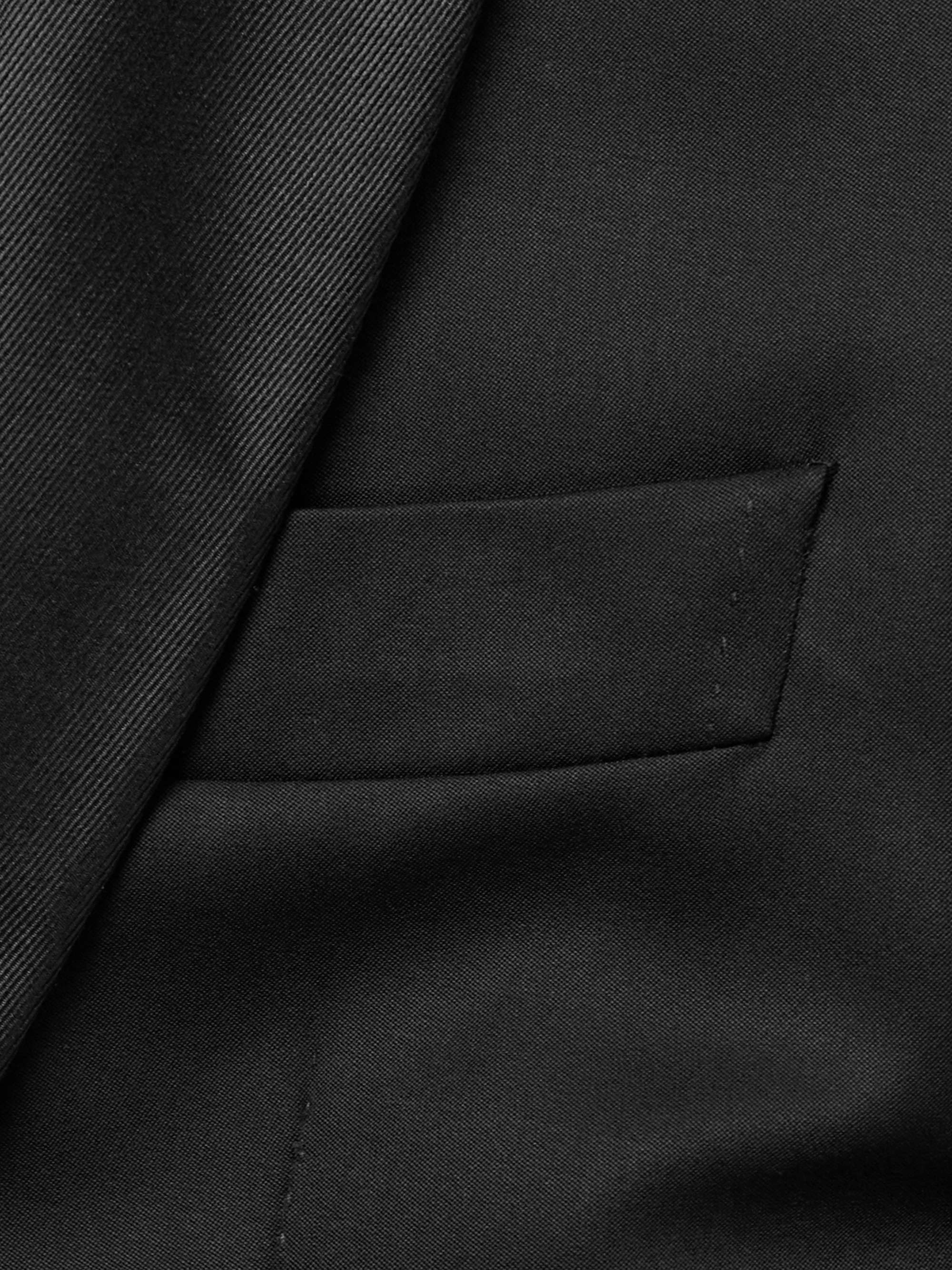 Grosgrain-Trimmed Wool Tuxedo Jacket view