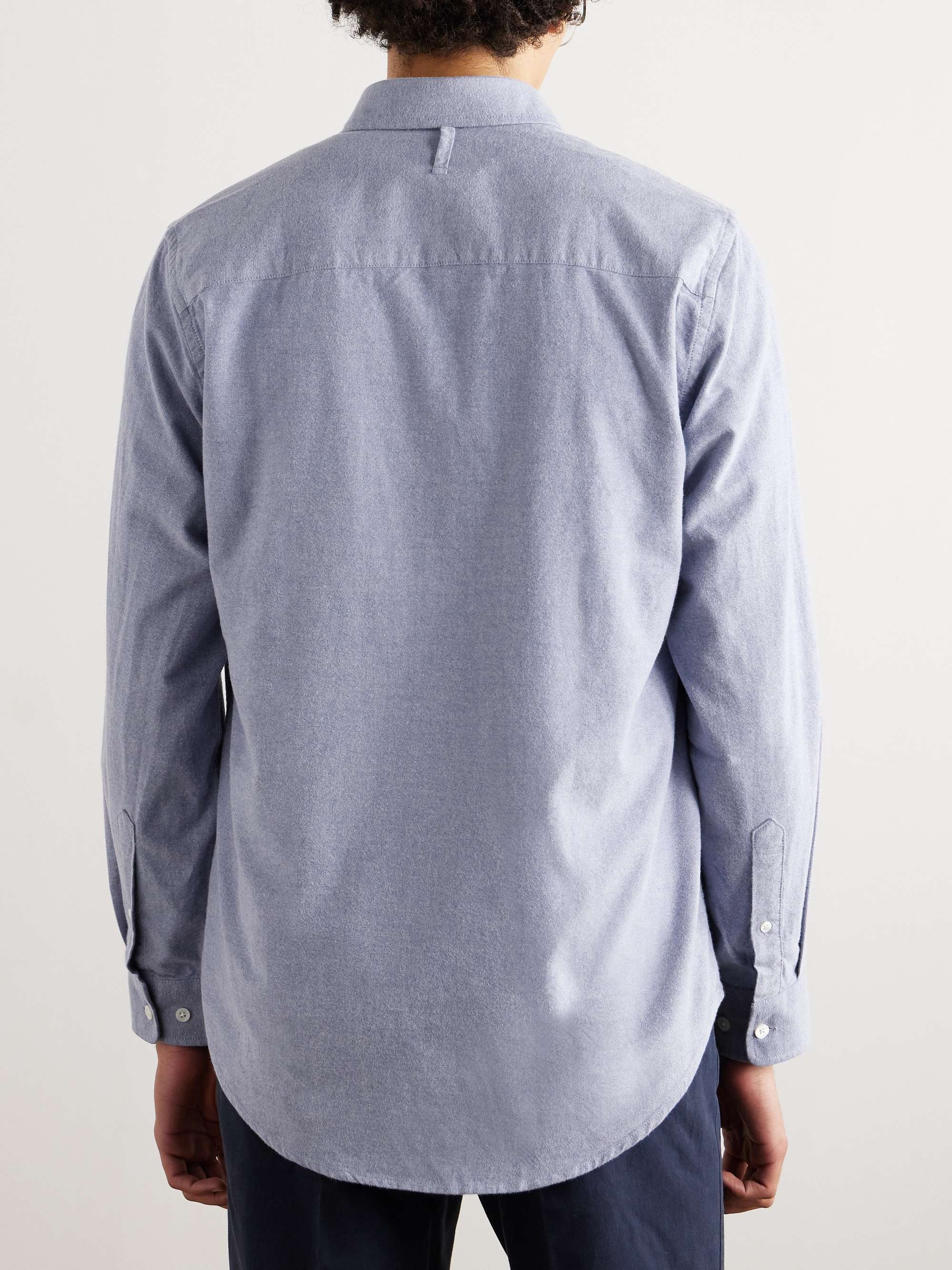 Arne Button-Down Collar Cotton-Poplin Shirt view