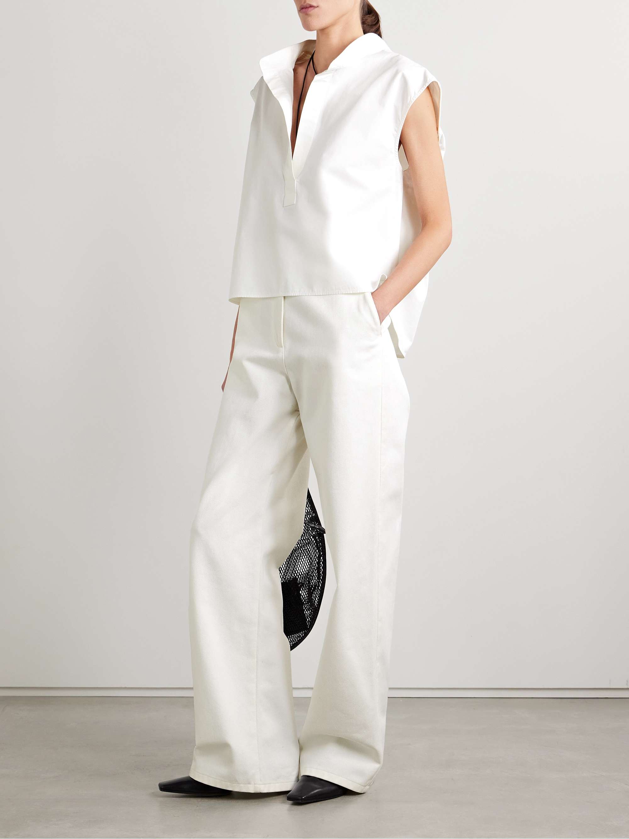 Strider high-rise wide-leg jeans view