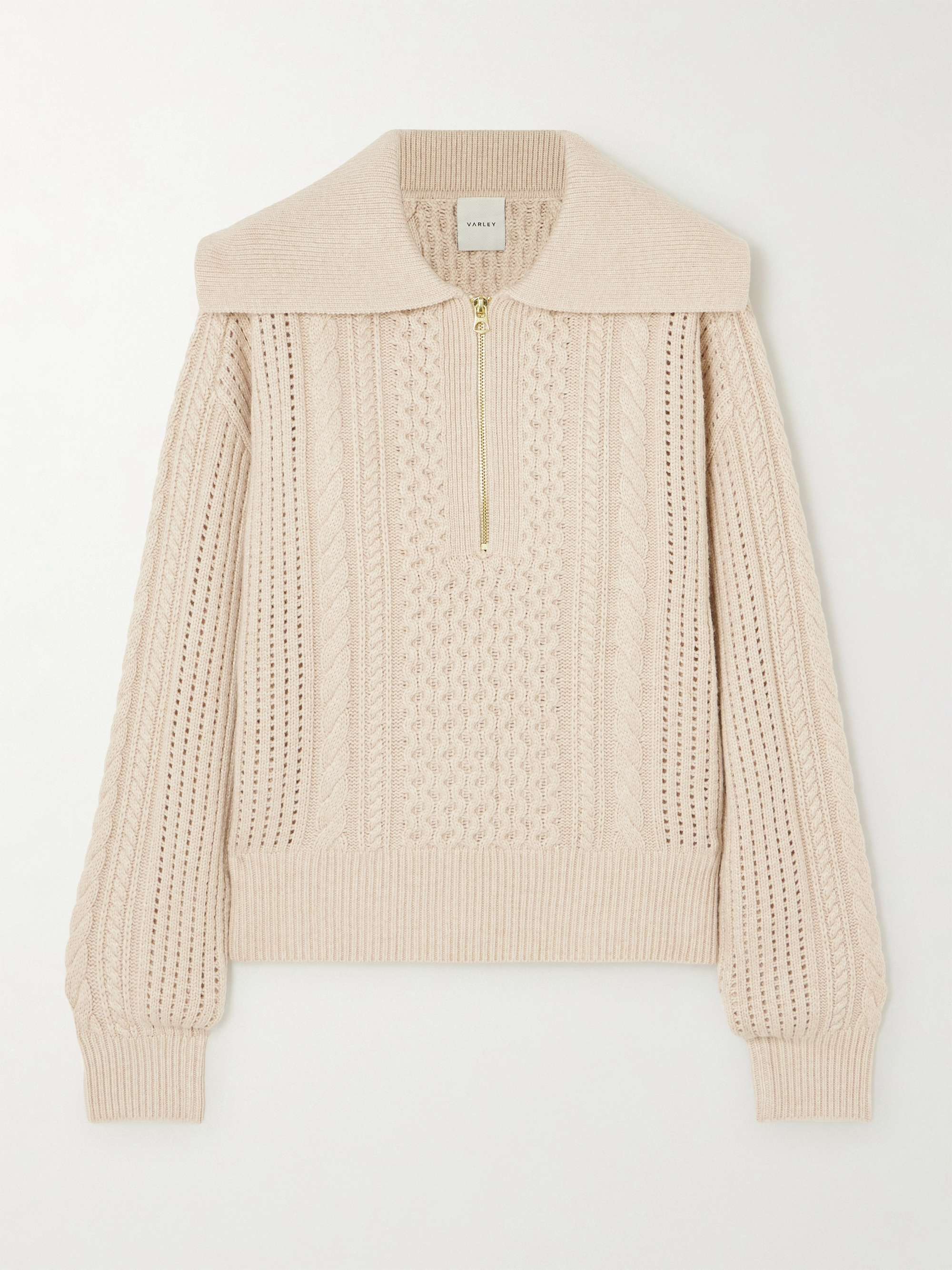 Camello cable-knit sweater view
