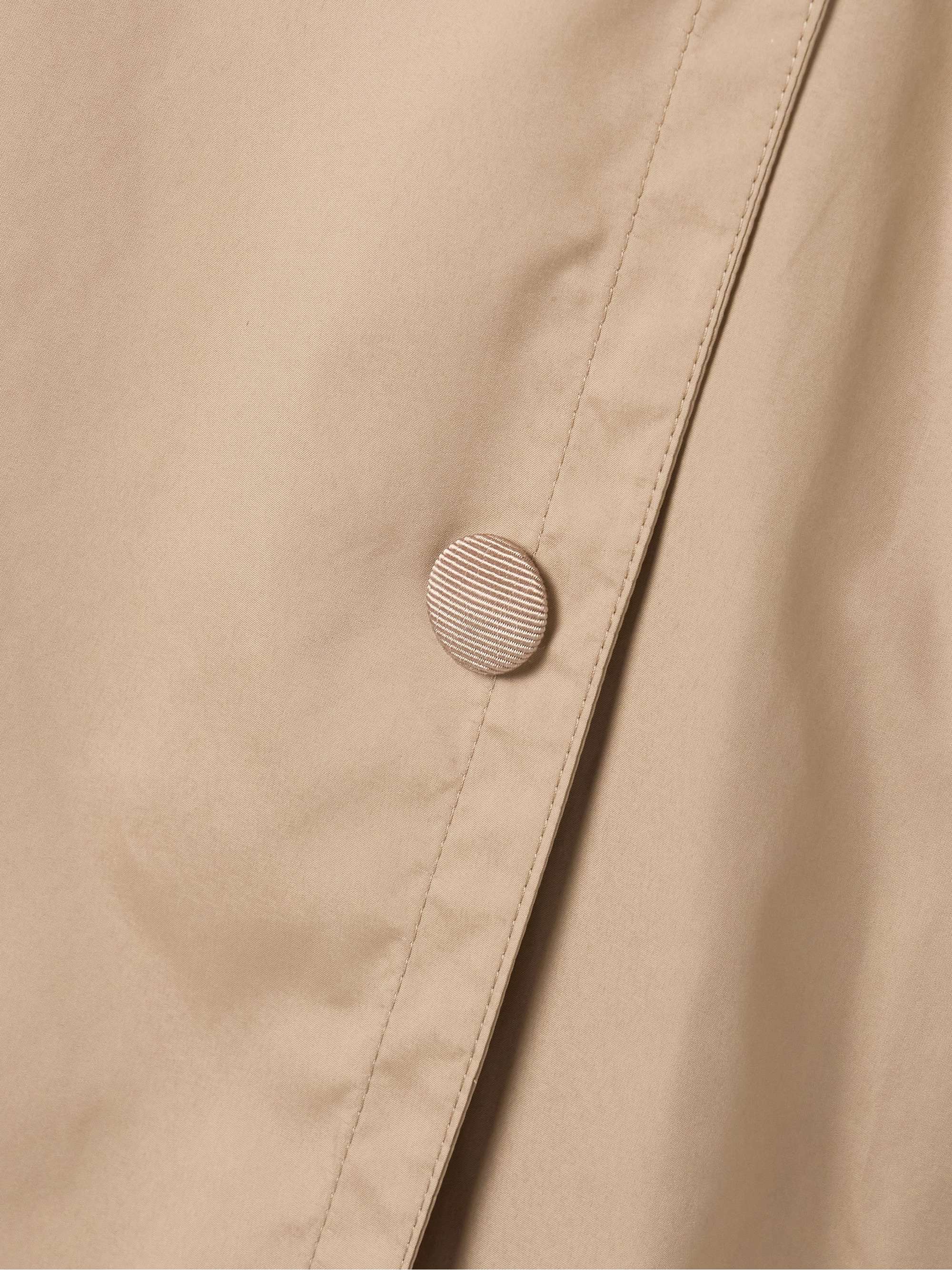 Barbentane belted double-breasted padded shell down trench coat view
