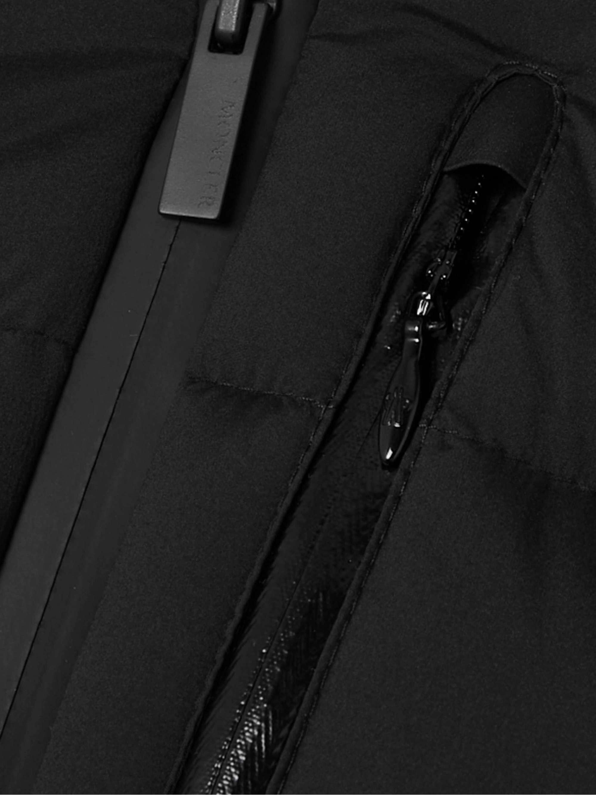 Herbe hooded quilted shell down jacket view