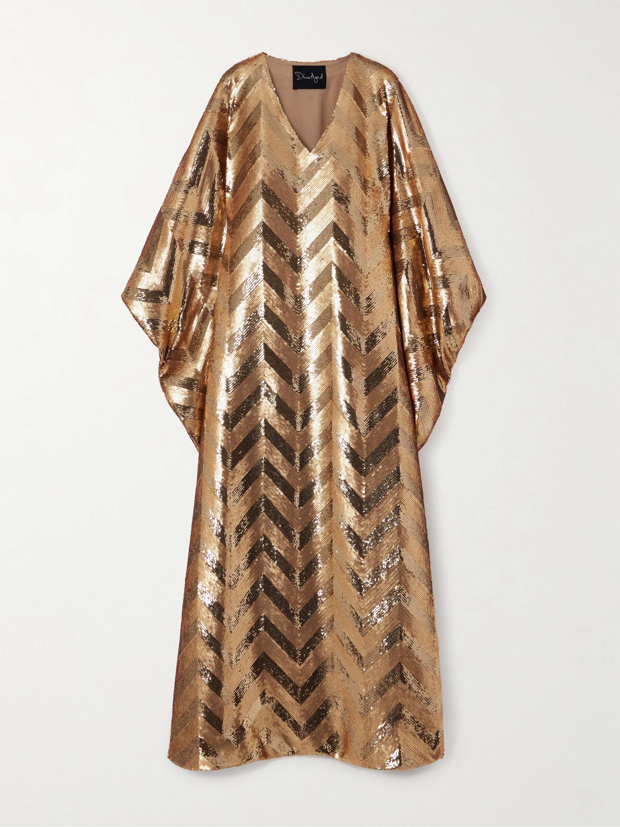 Sequined jersey gown view