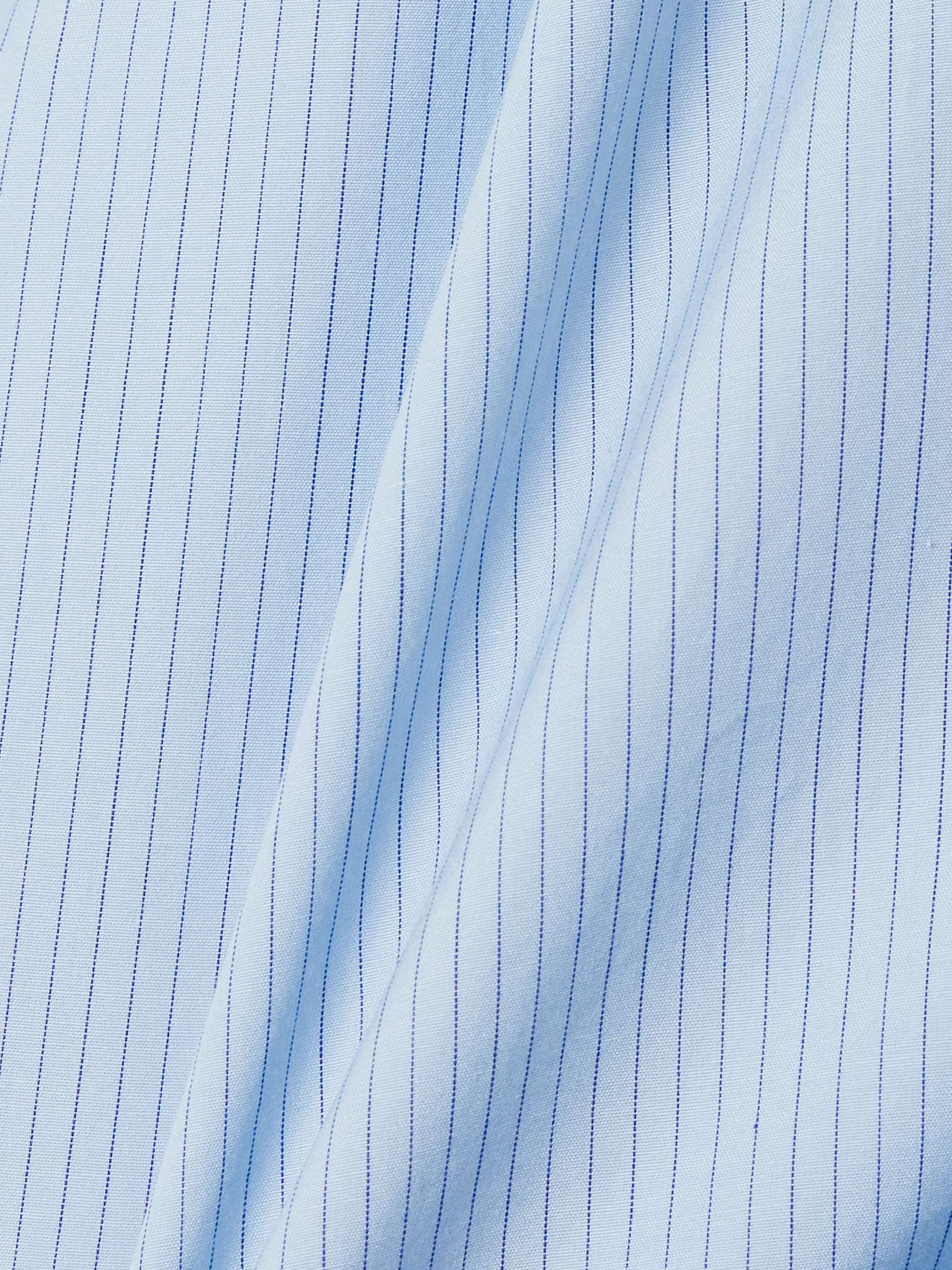 Alba pussy-bow striped cotton-poplin blouse view