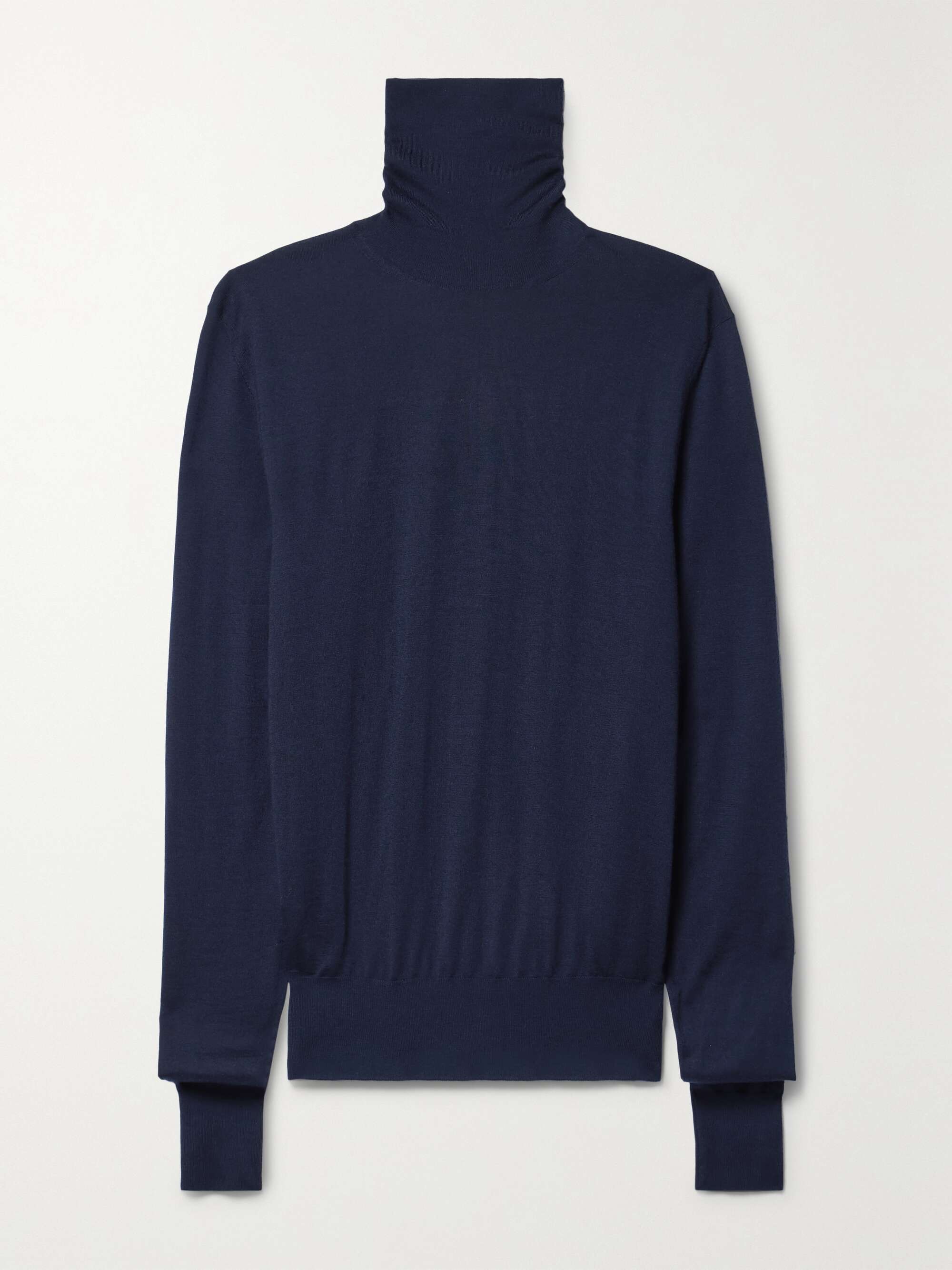 Eva cashmere turtleneck sweater view