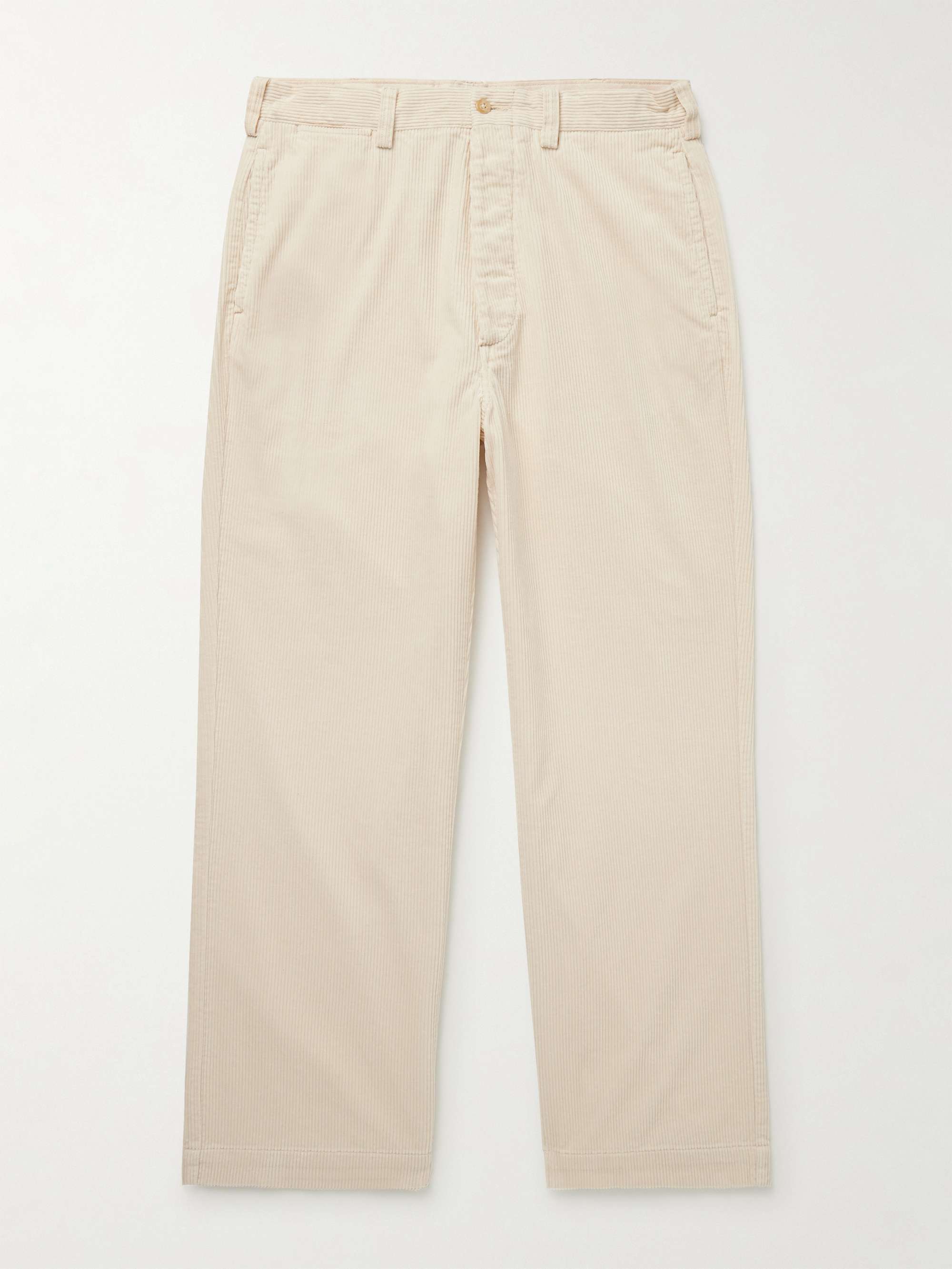 Straight-Leg Cotton-Corduroy Chinos view