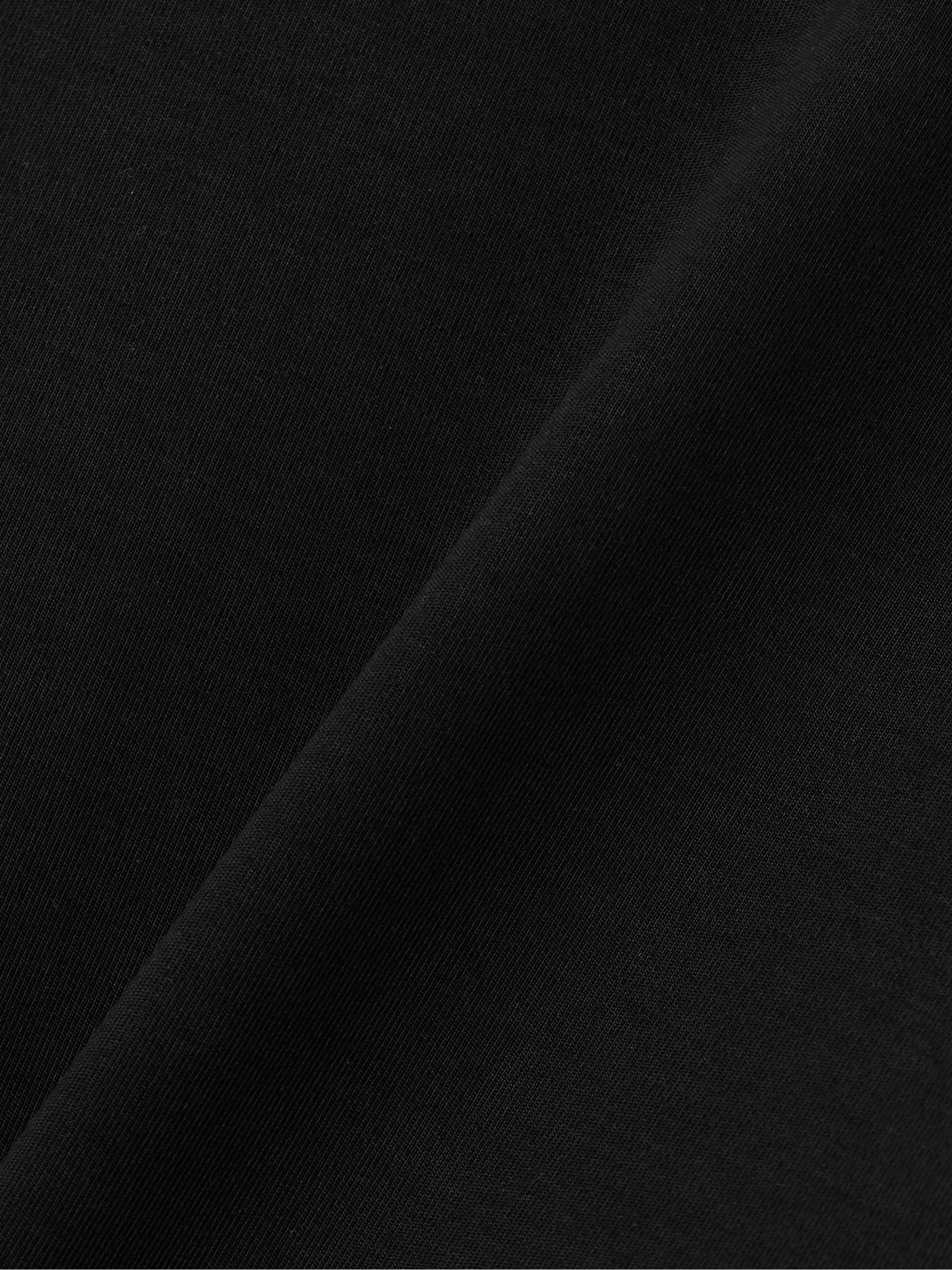 Joyce stretch-TENCEL™ Lyocell jersey turtleneck thong bodysuit view