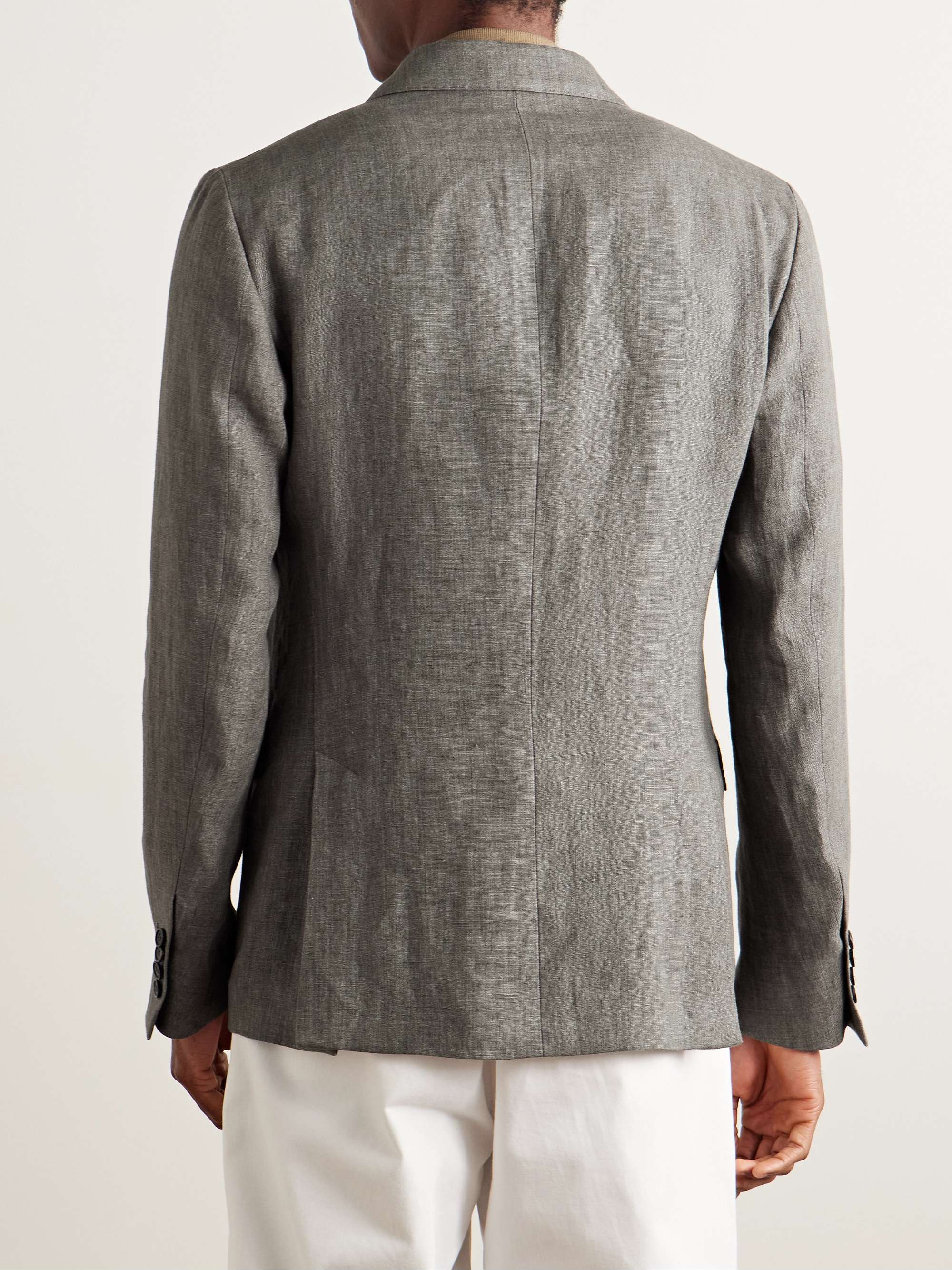 Venezia 1951 Double-Breasted Linen Suit Jacket view