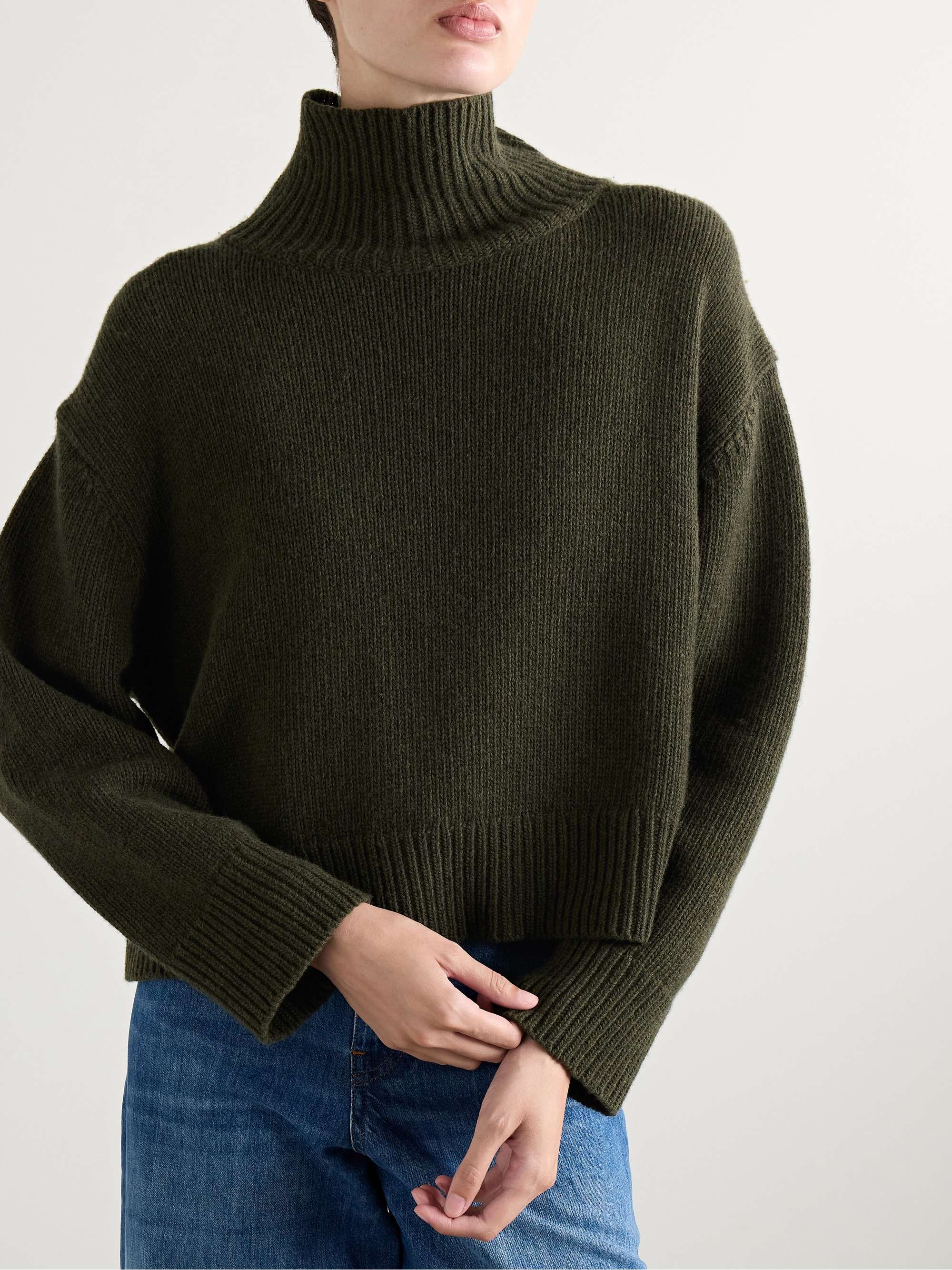 Omaira wool turtleneck sweater view