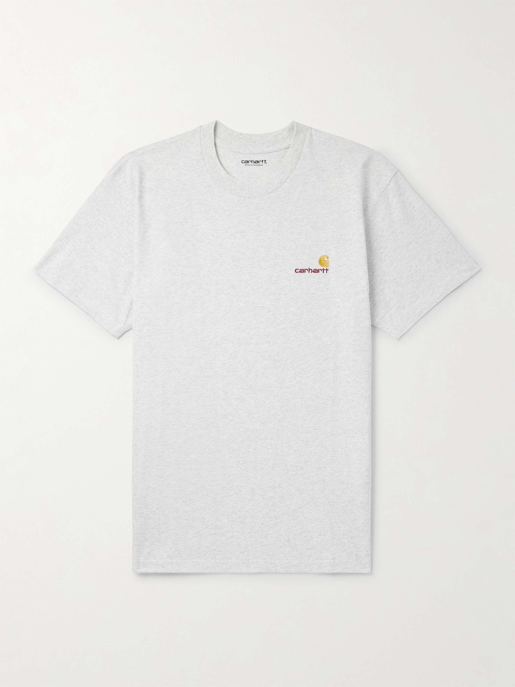 American Script Logo-Embroidered Organic Cotton-Jersey T-Shirt view