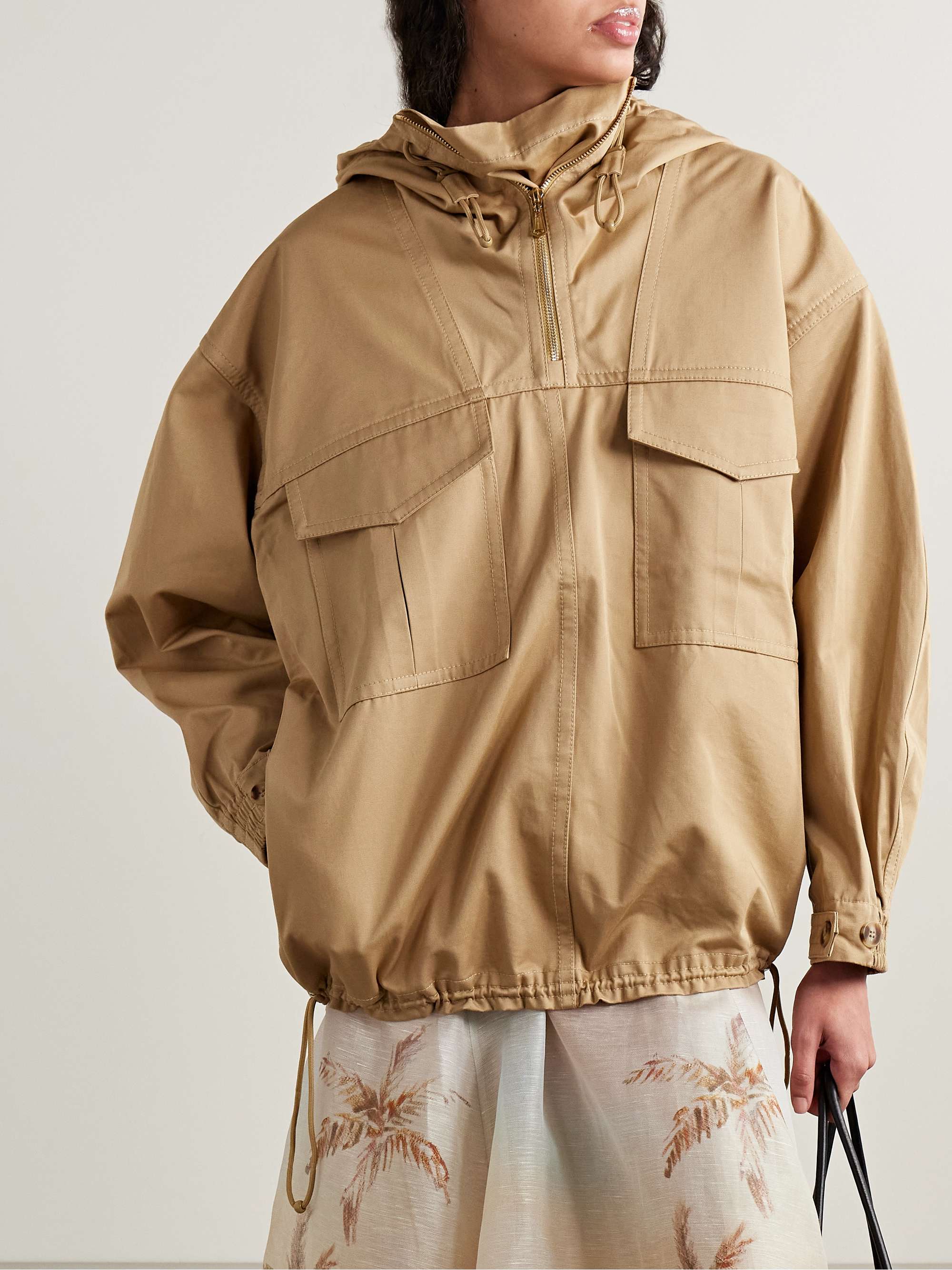 Illuminate cotton-twill jacket view
