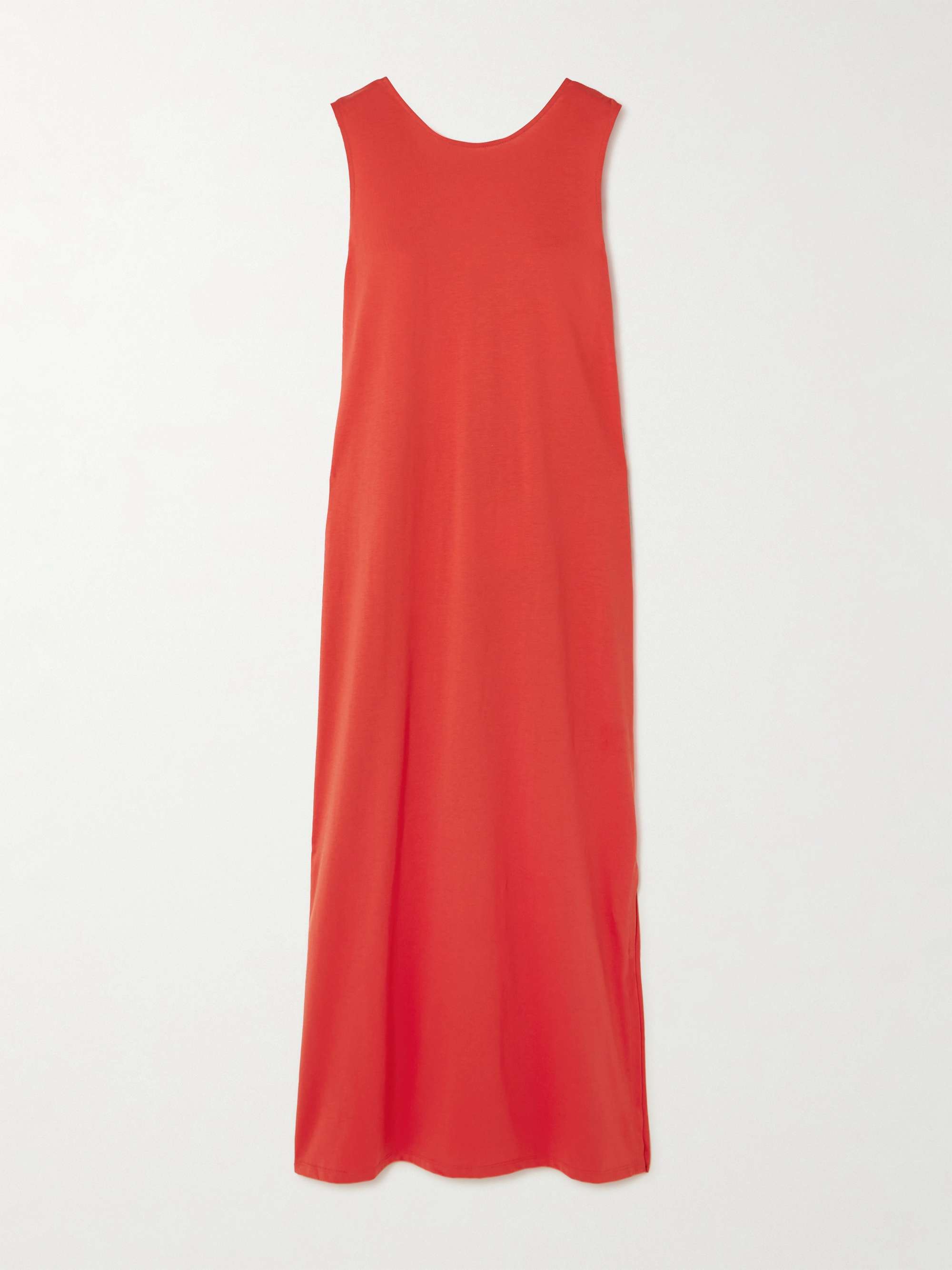Rayna knotted Pima cotton-jersey maxi dress view