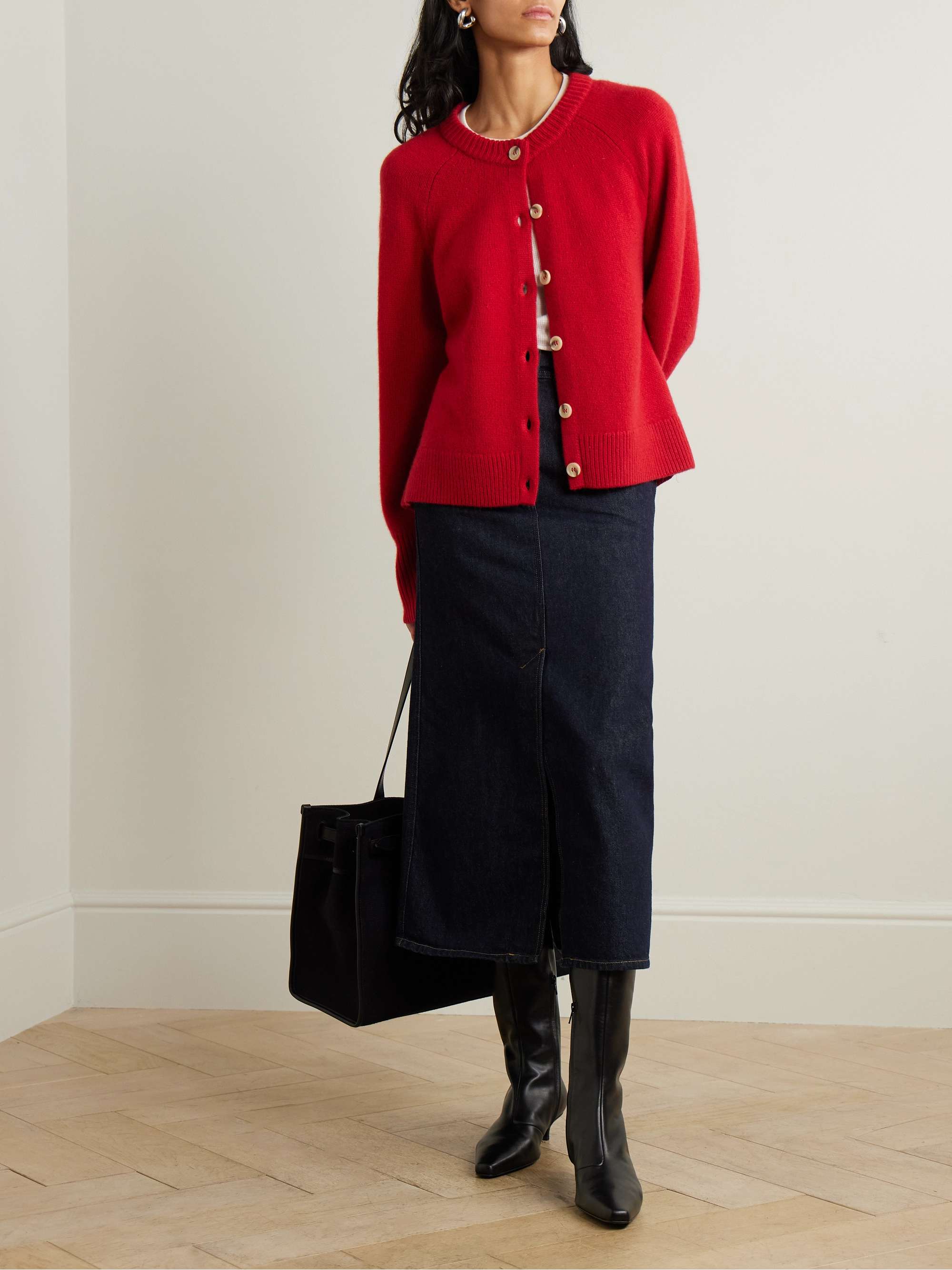 Belgravia cashmere cardigan view