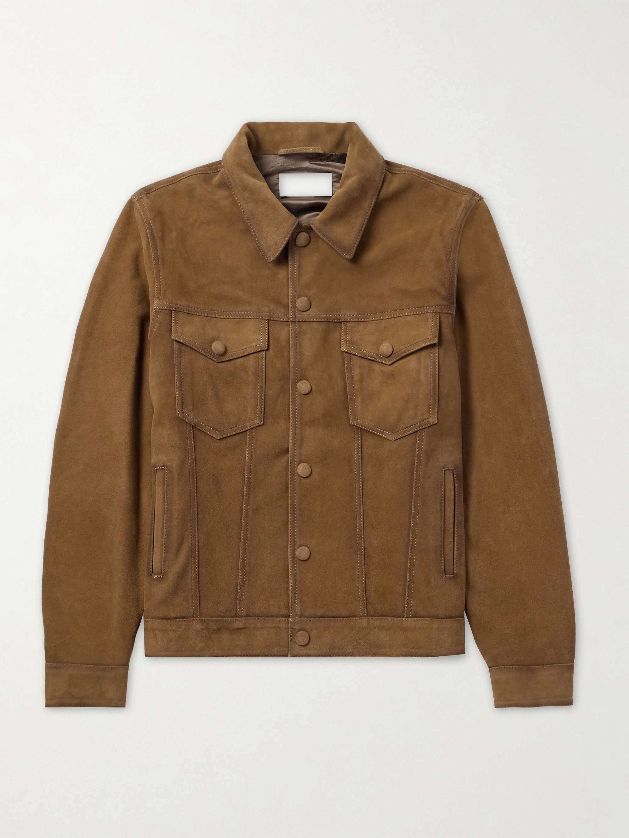 Leonide Burnished-Suede Jacket view
