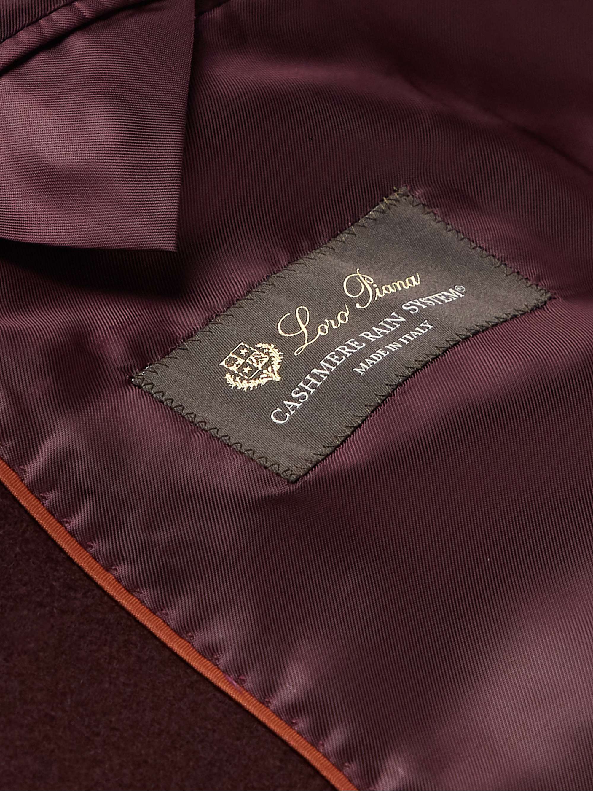 Double-Breasted Cashmere Coat view