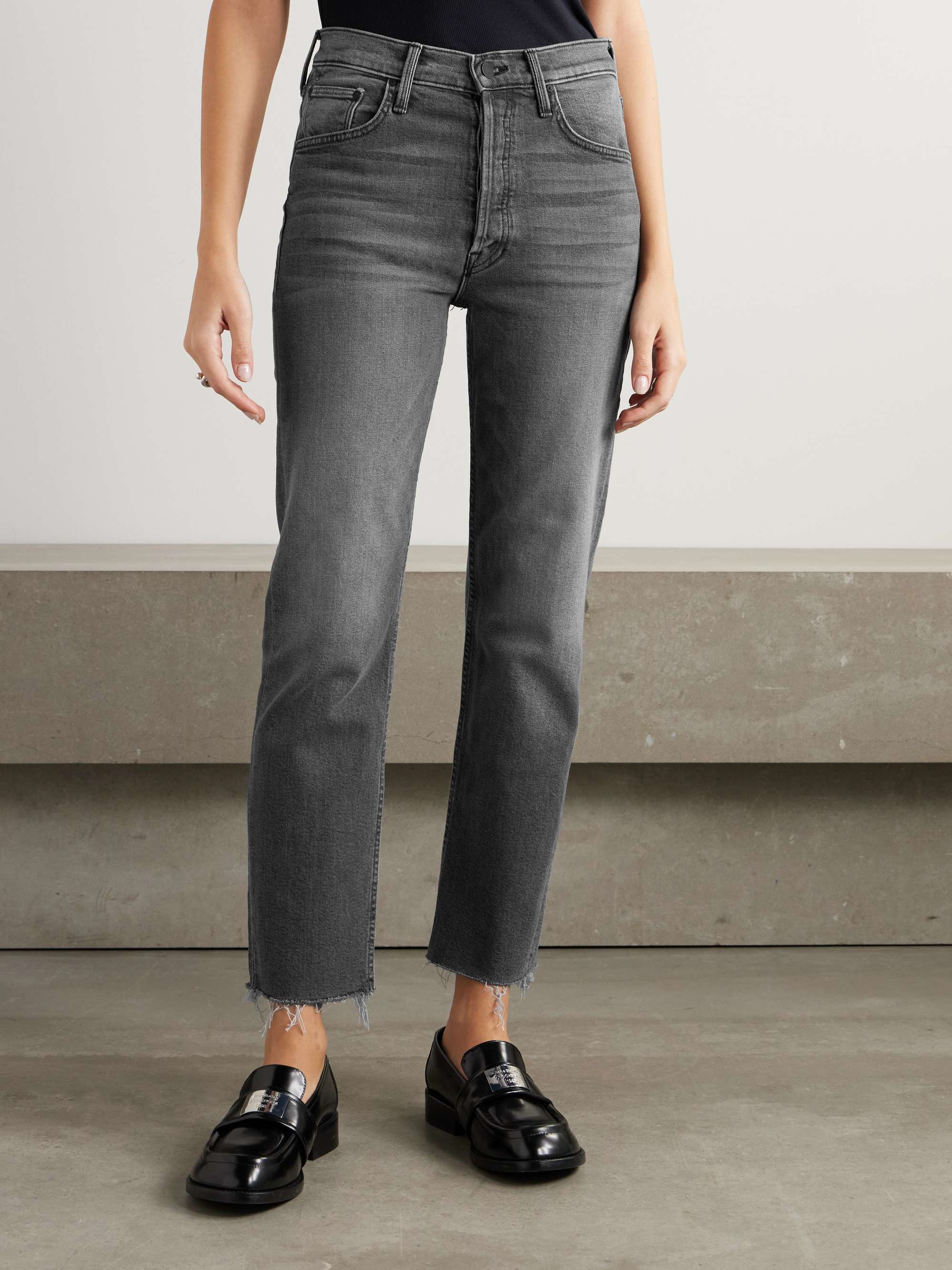 The Tomcat Ankle Fray distressed straight-leg jeans view