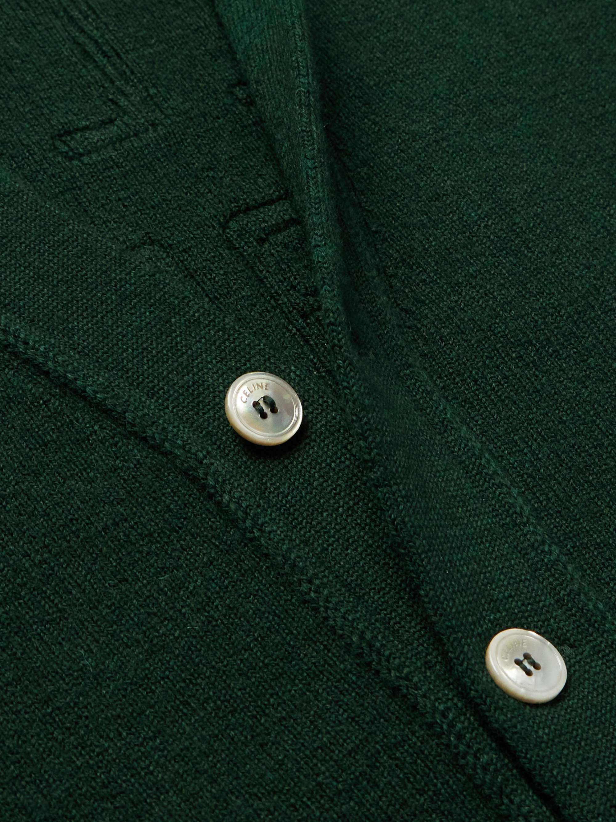 Logo-Appliquéd Wool Cardigan view
