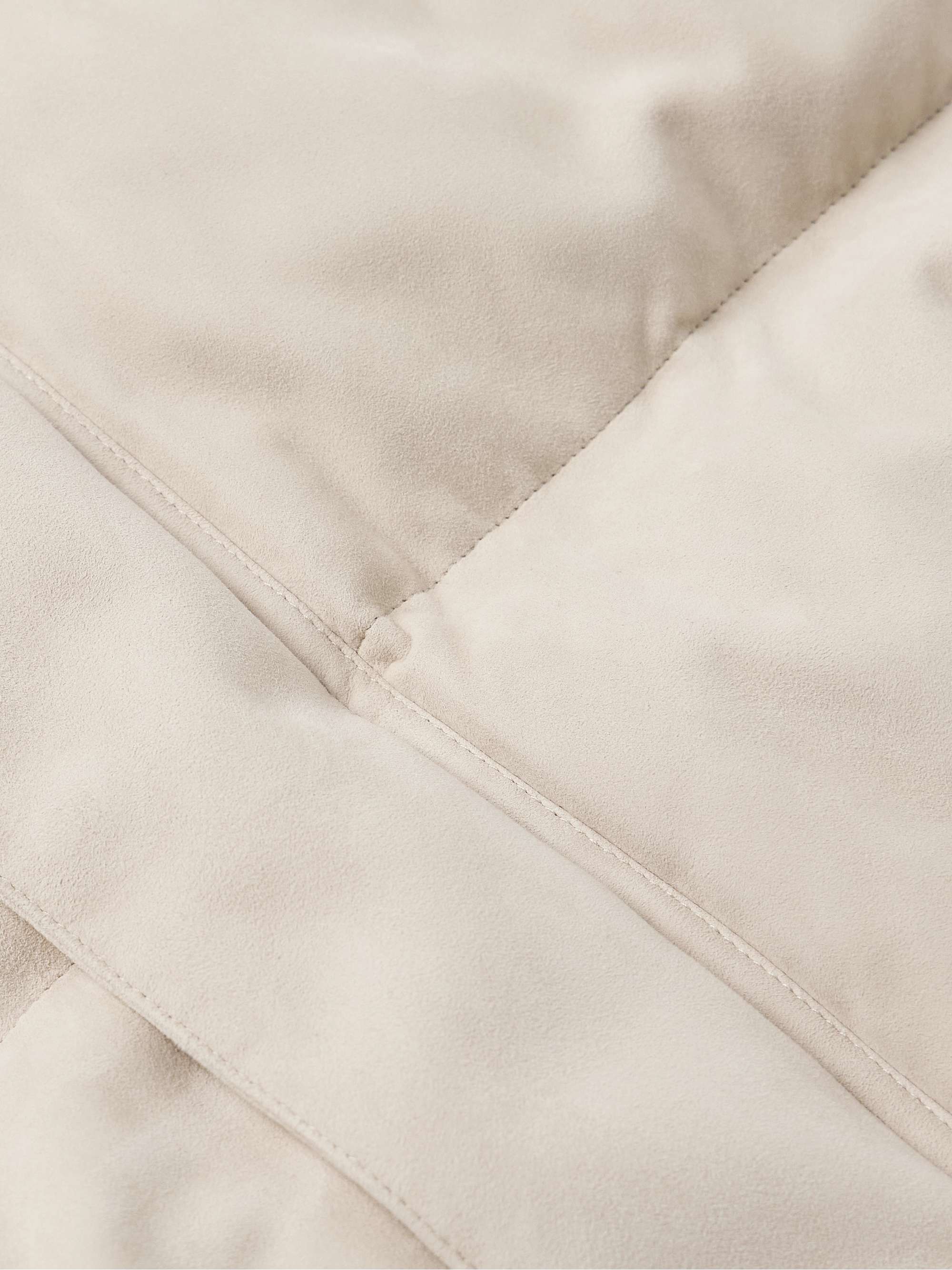 Flavio Quilted Suede Jacket view
