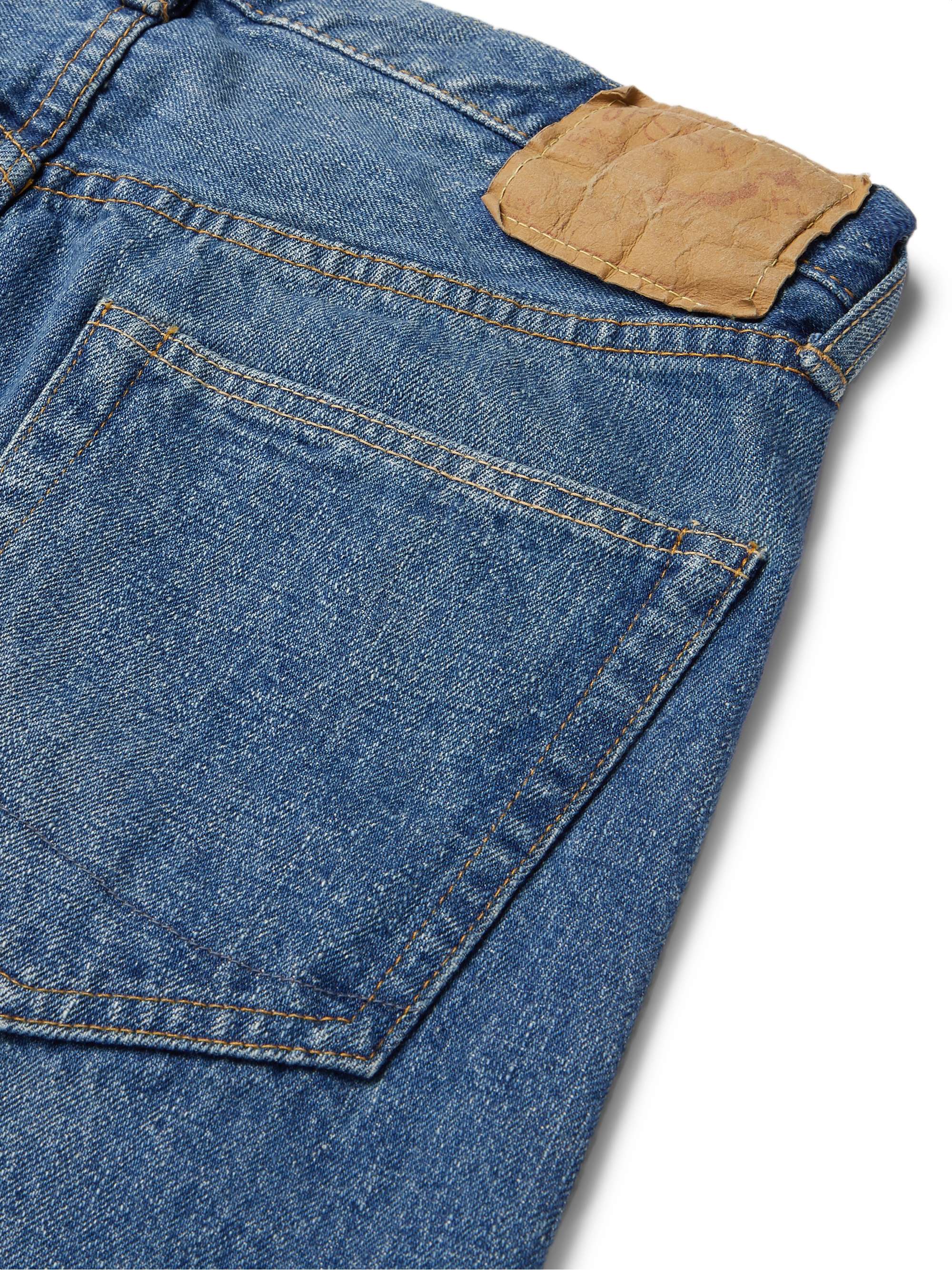 107 Slim-Fit Selvedge Denim Jeans view