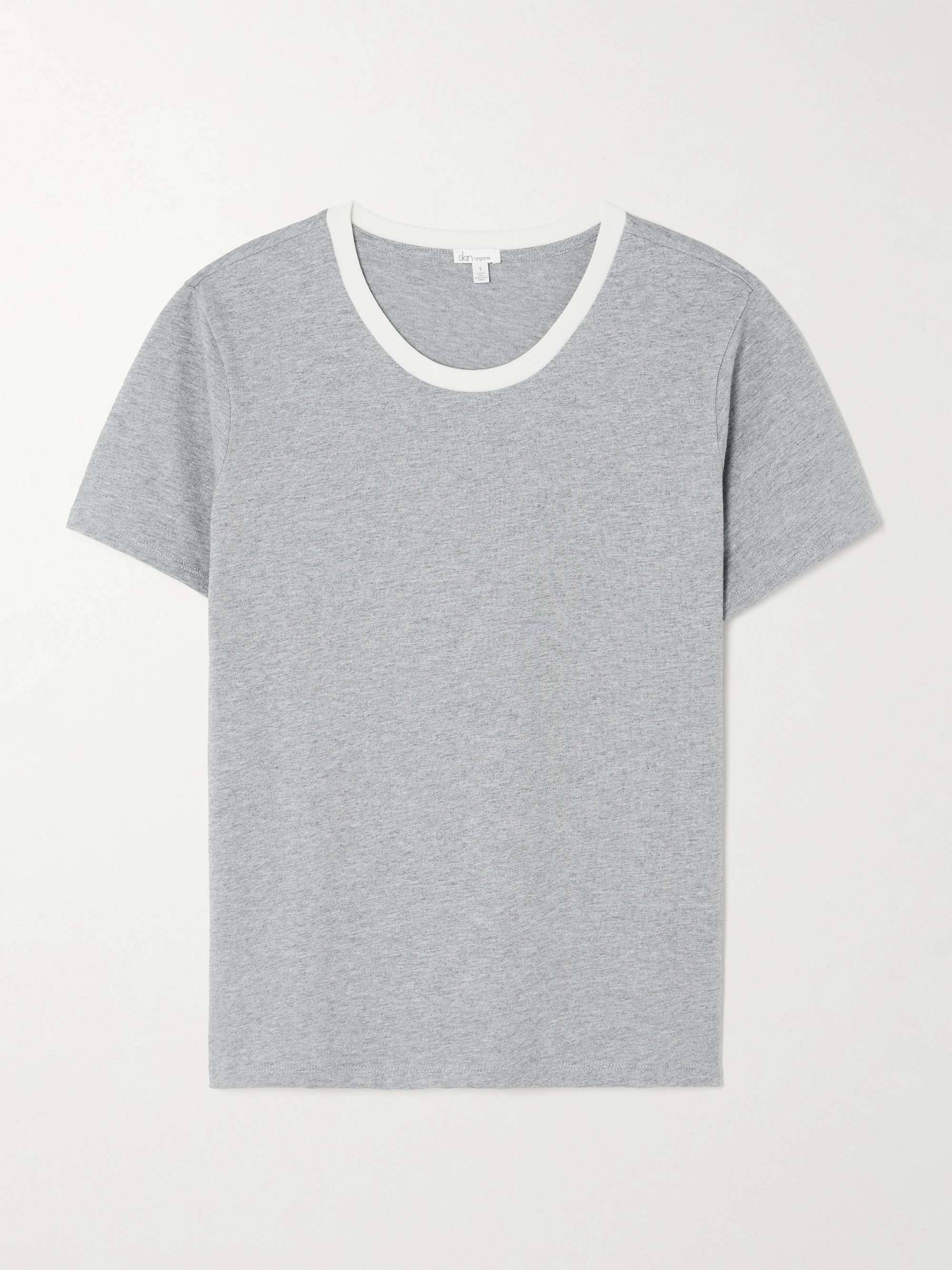 Organic Pima cotton-jersey T-shirt view