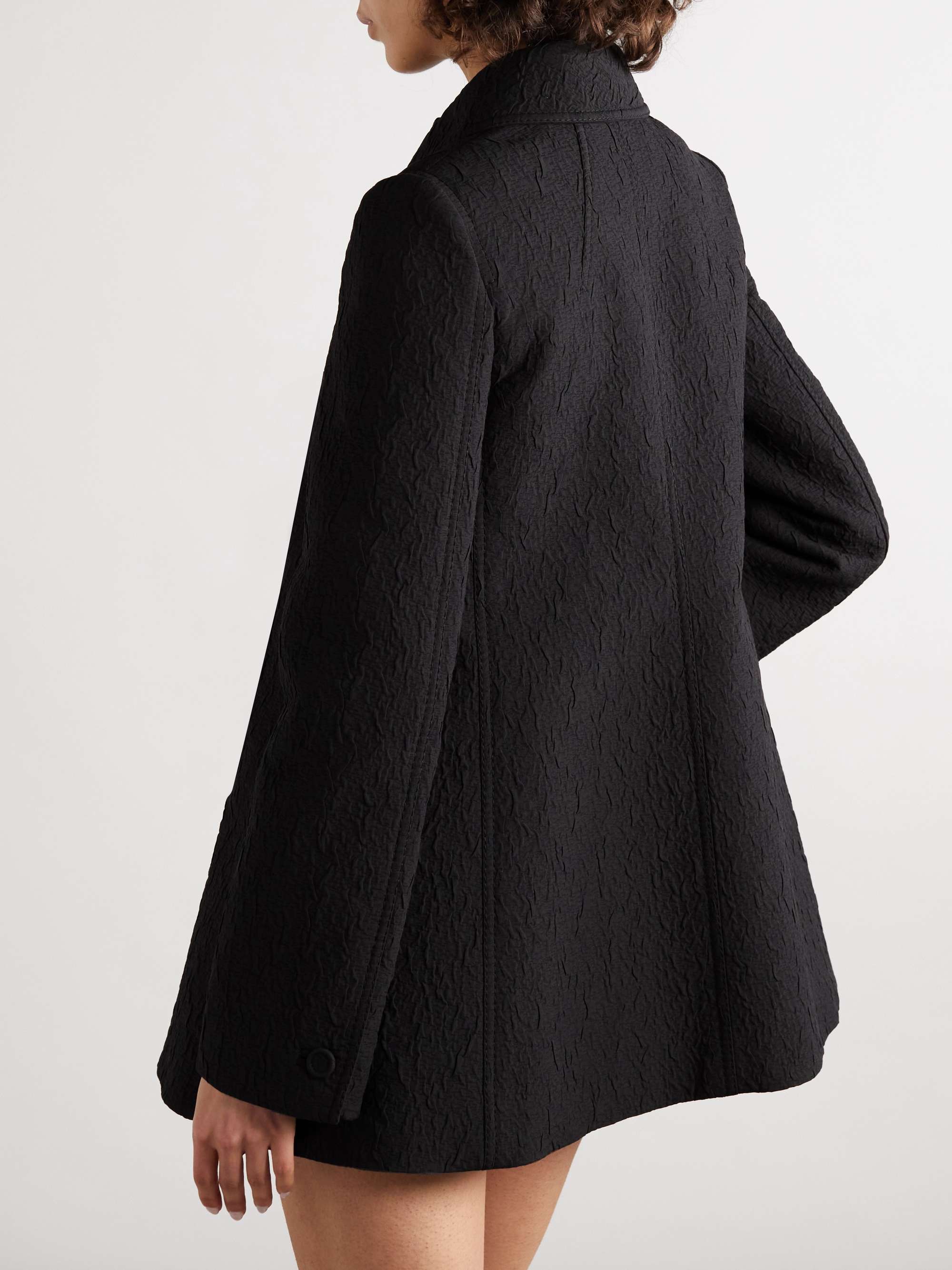 Cloqué coat view