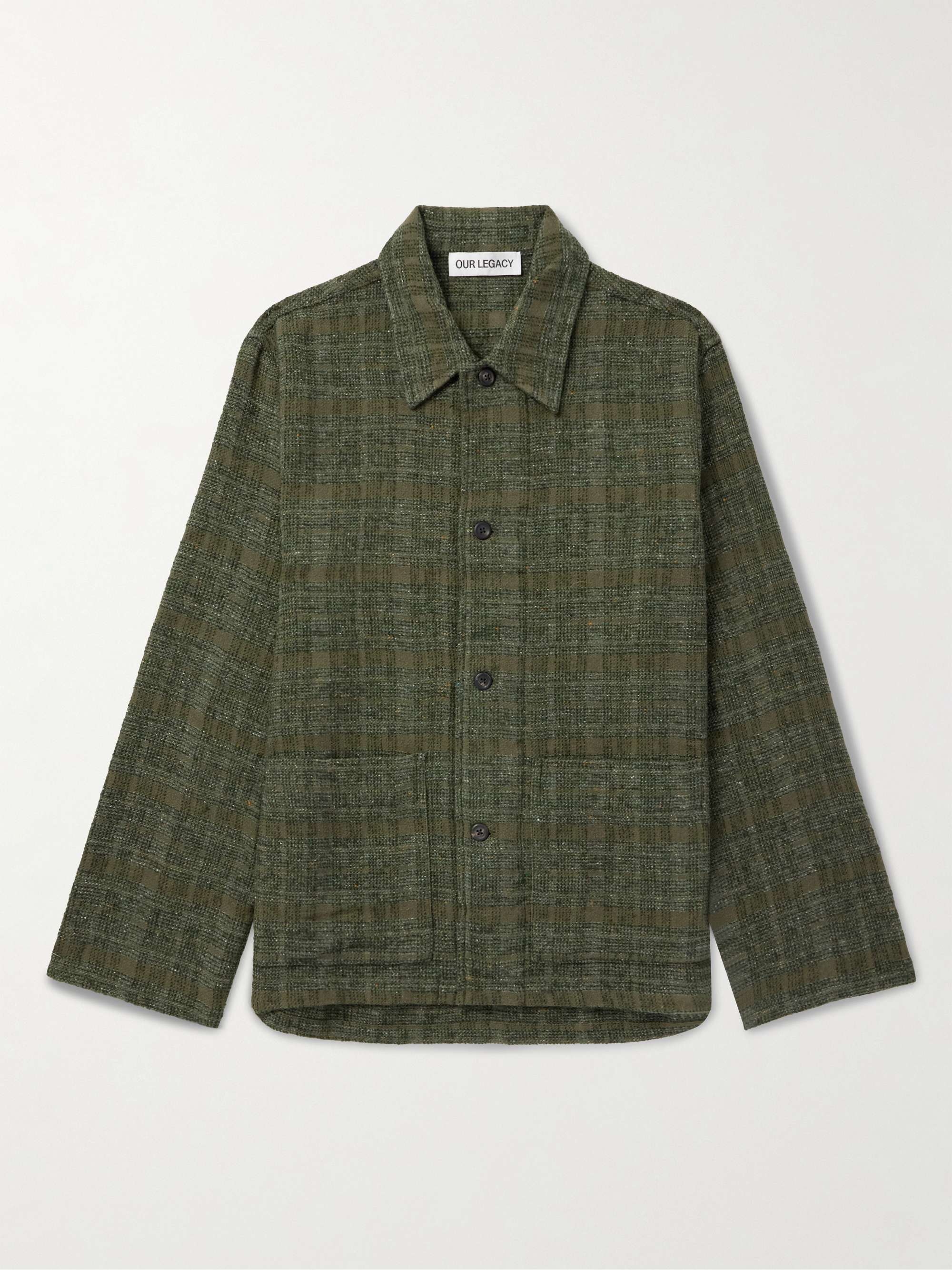 Haven Checked Tweed Overshirt view