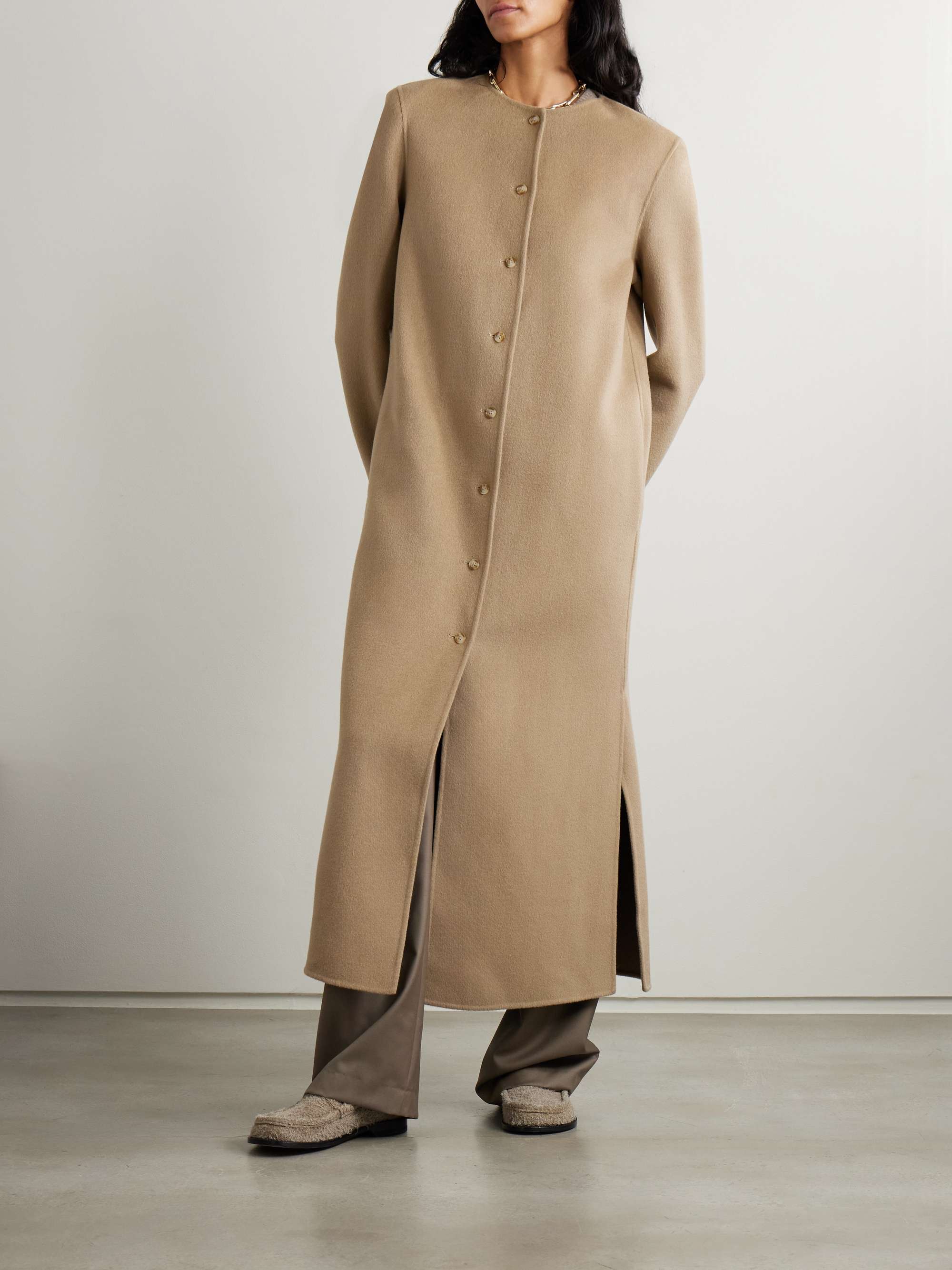 Martil wool and cashmere-blend coat view