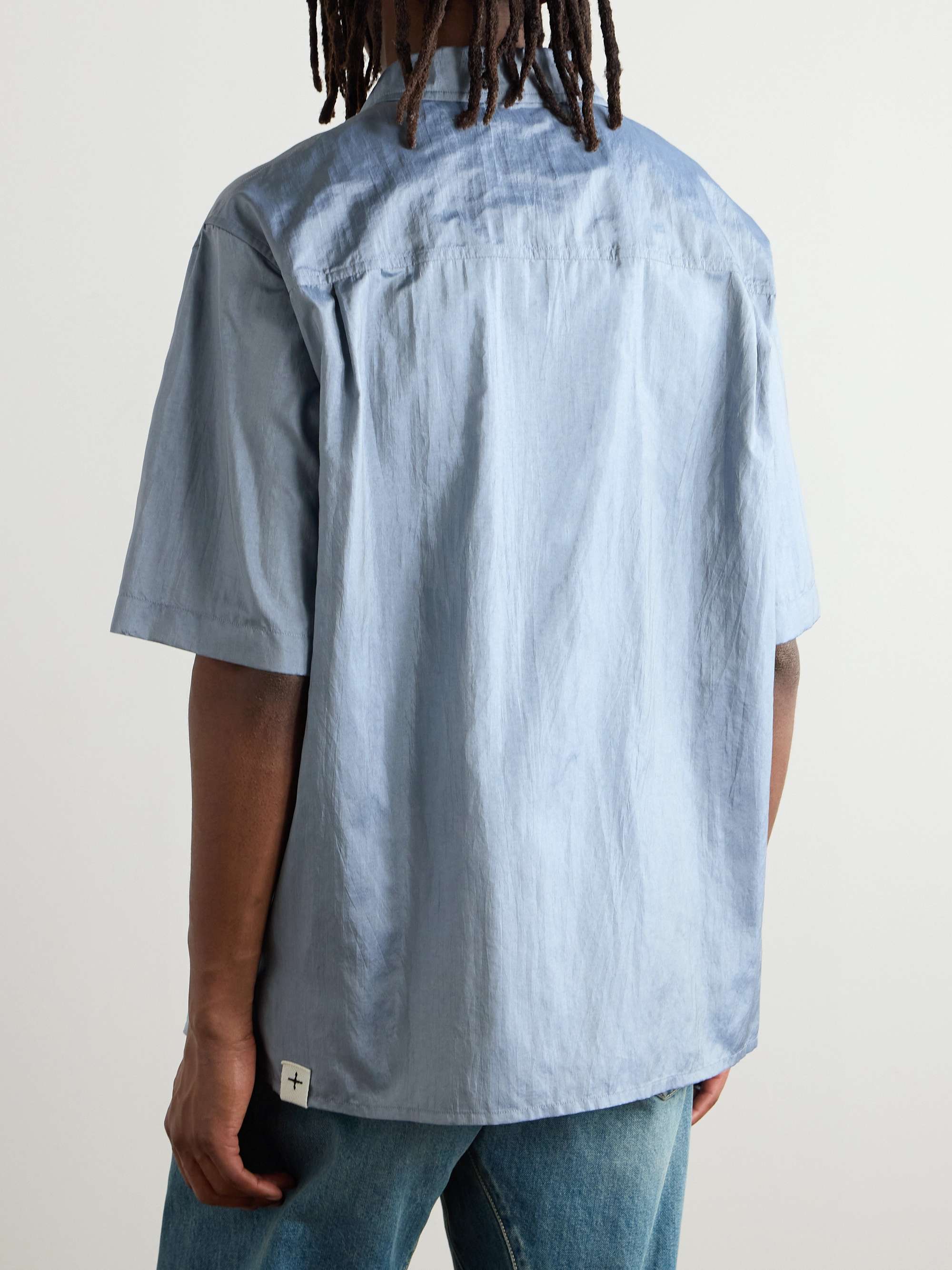 Nylon and Silk-Blend Shirt view