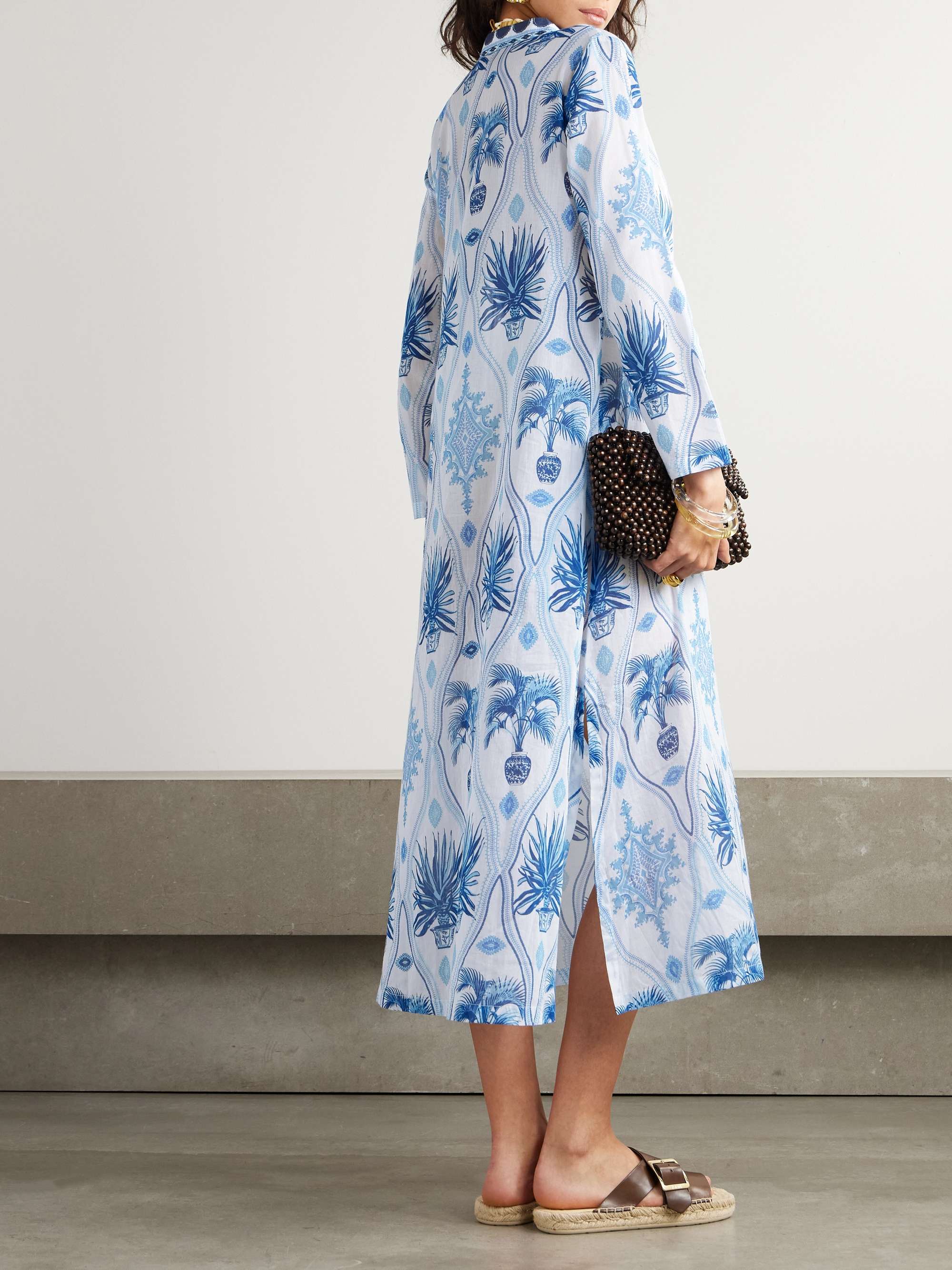 Giada printed cotton kaftan view