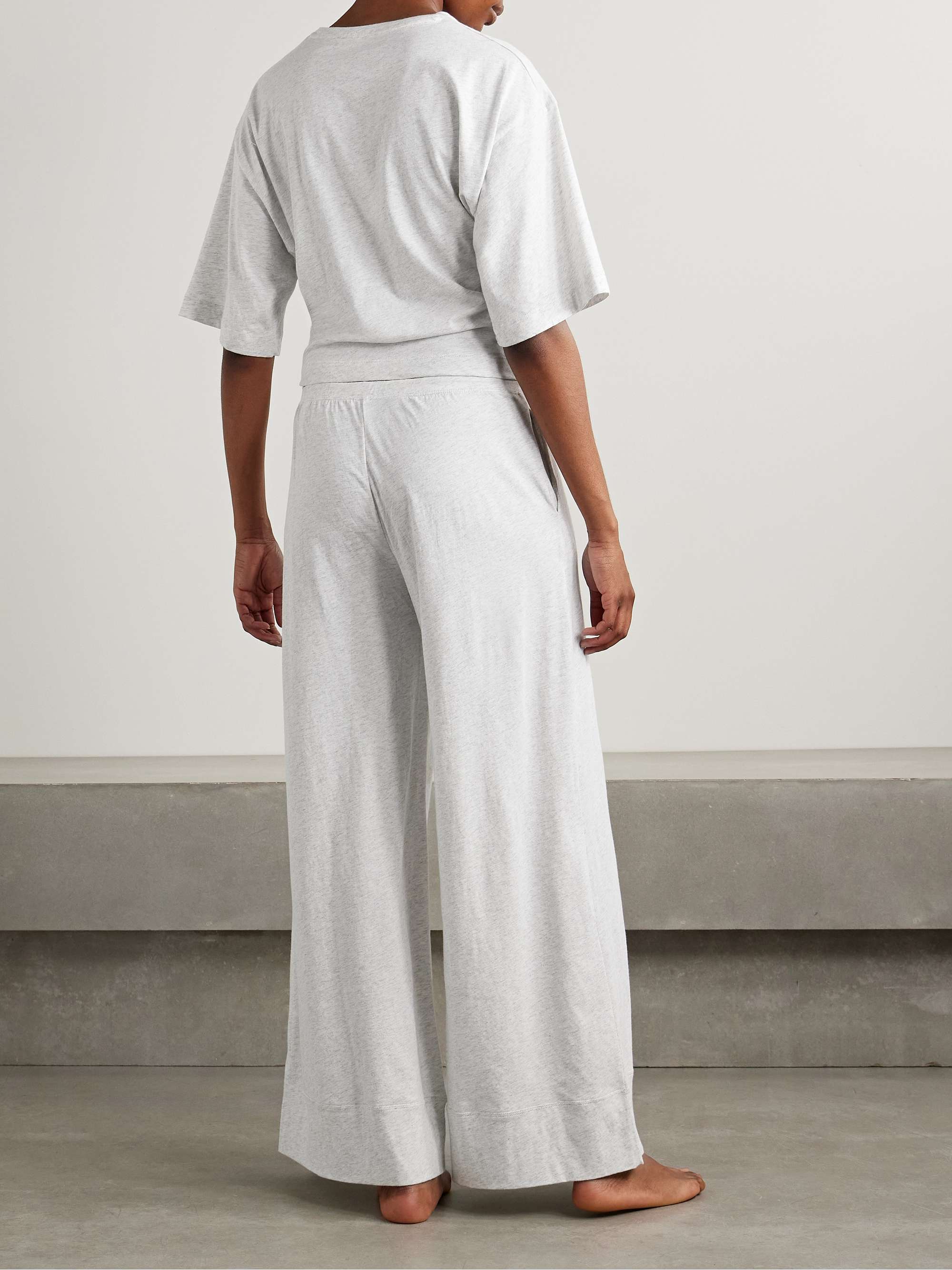 Coco organic Pima cotton-jersey pajama set view