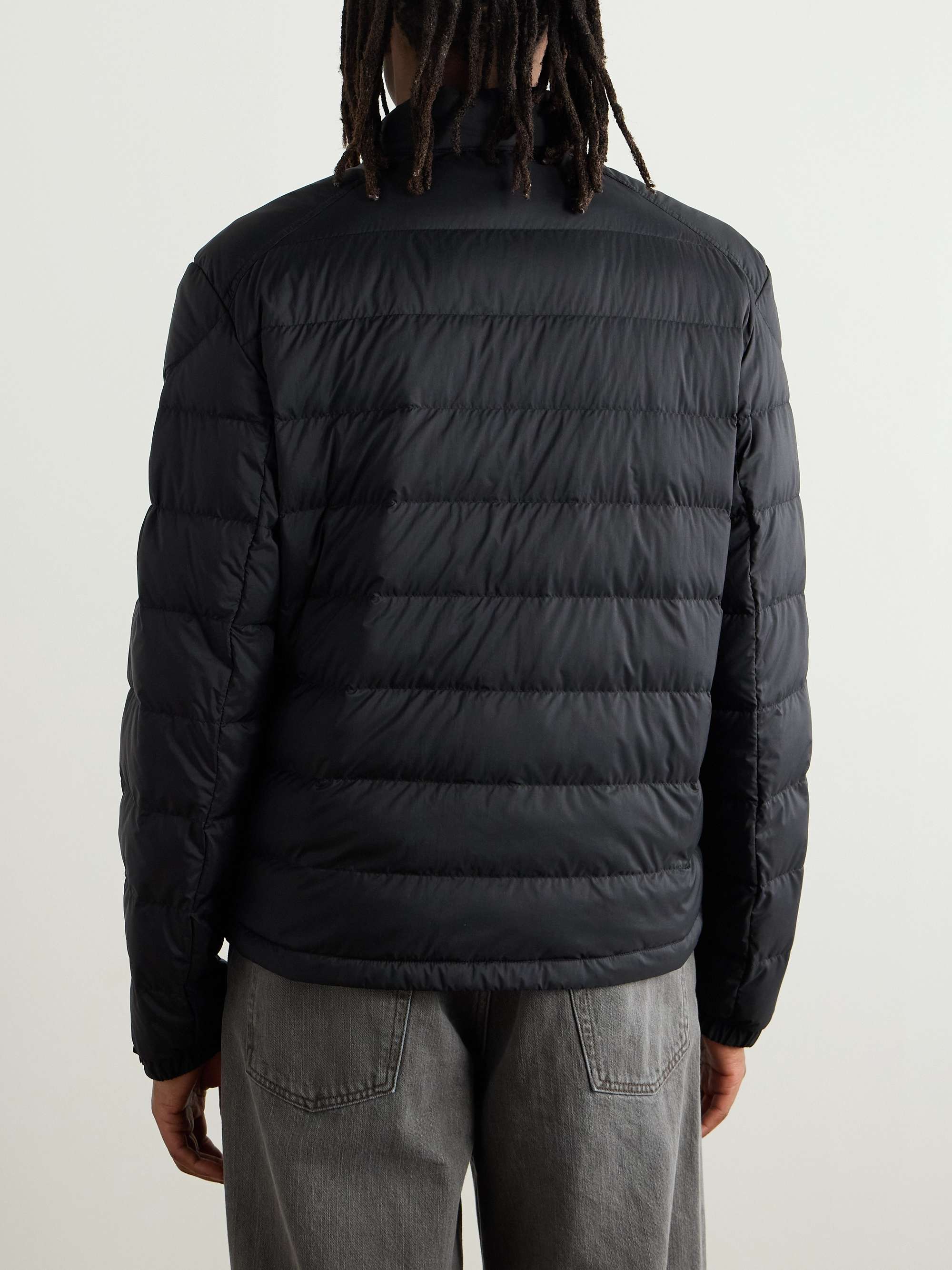 Slim-Fit Logo-Appliquéd Padded Shell Down Jacket view