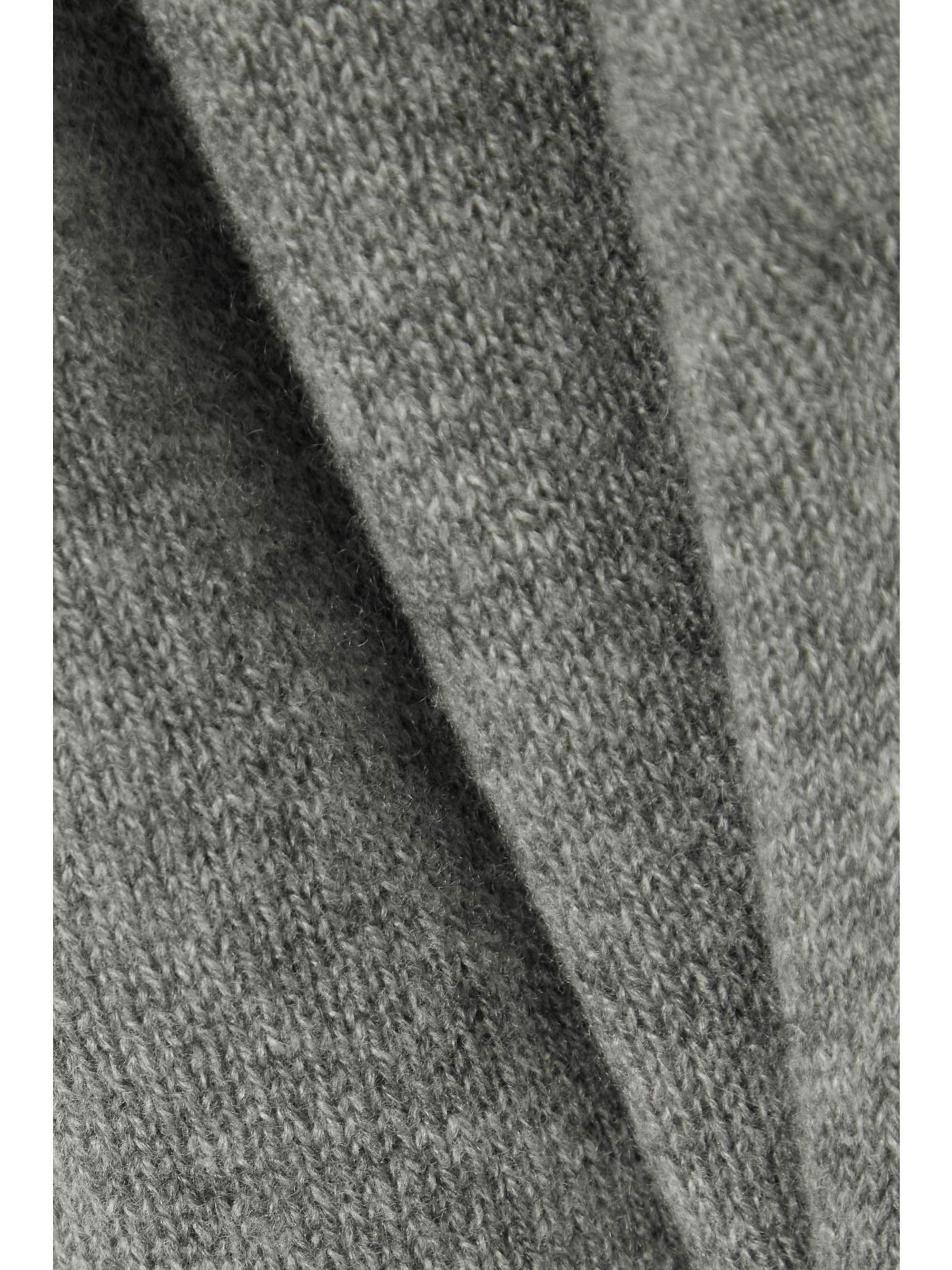 Shrunken Jo cashmere-blend polo shirt view