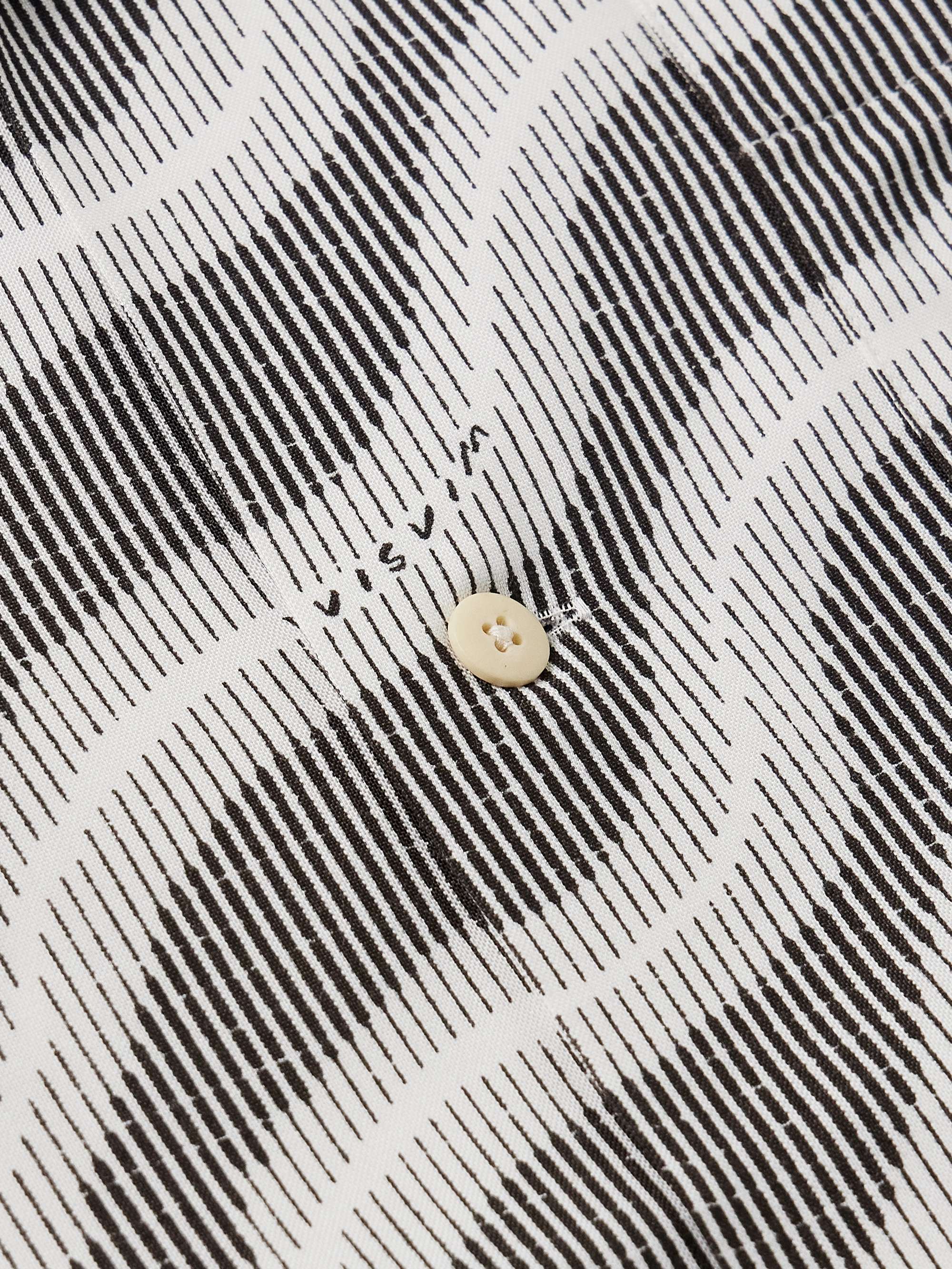 Copa Camp-Collar Printed Canvas Shirt view