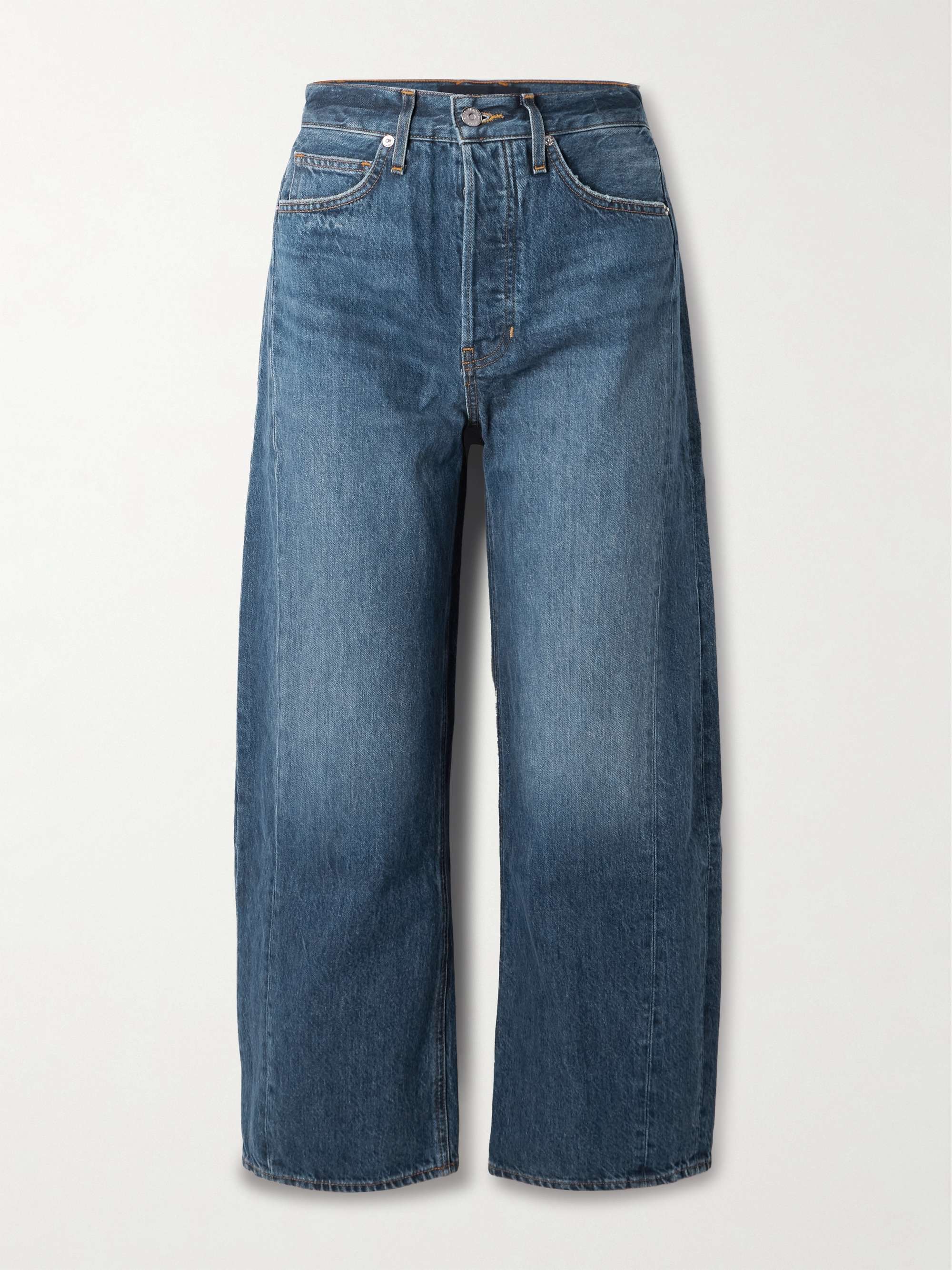 Ryder high-rise barrel-leg jeans view