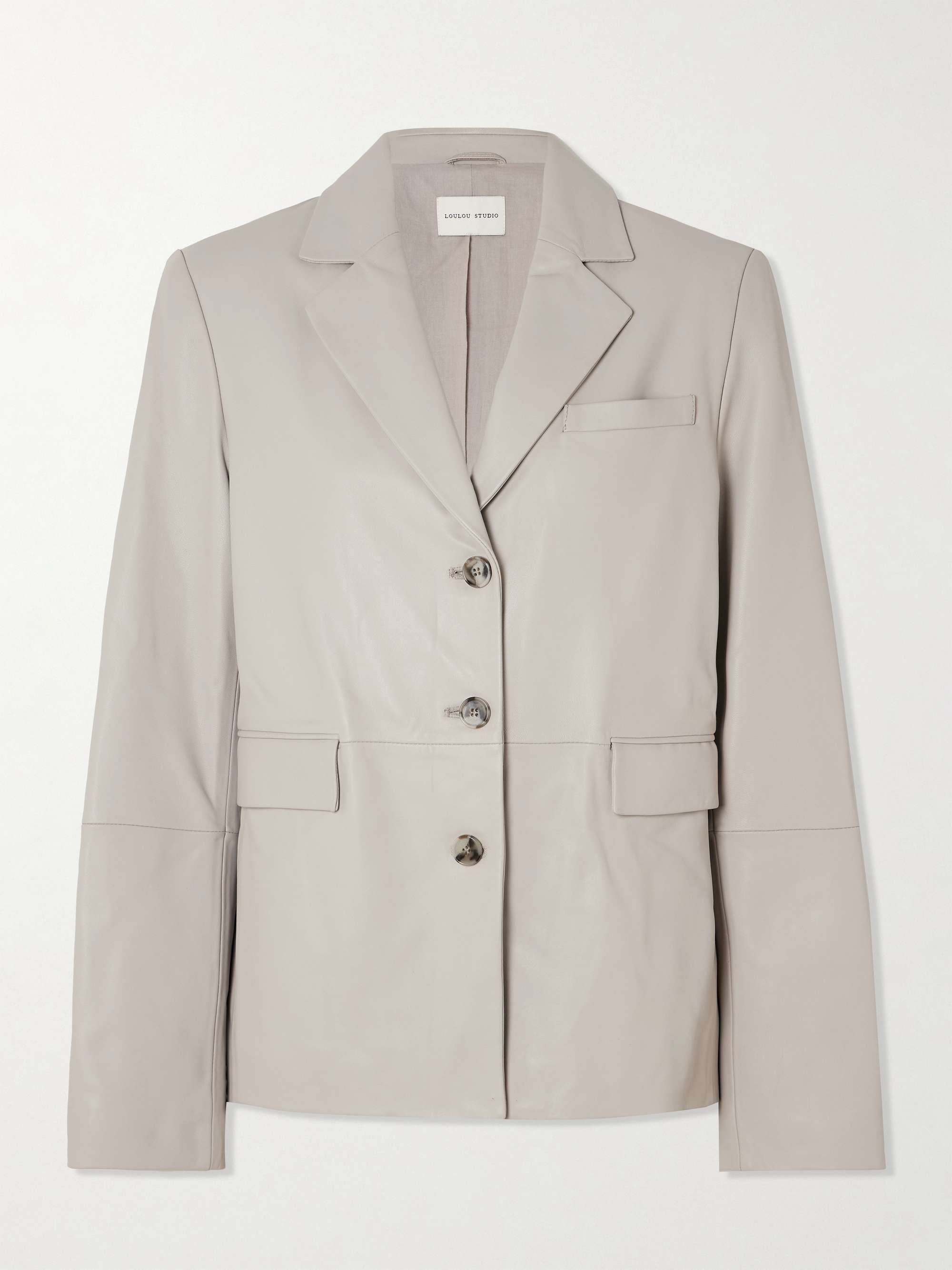 Aldo leather blazer view