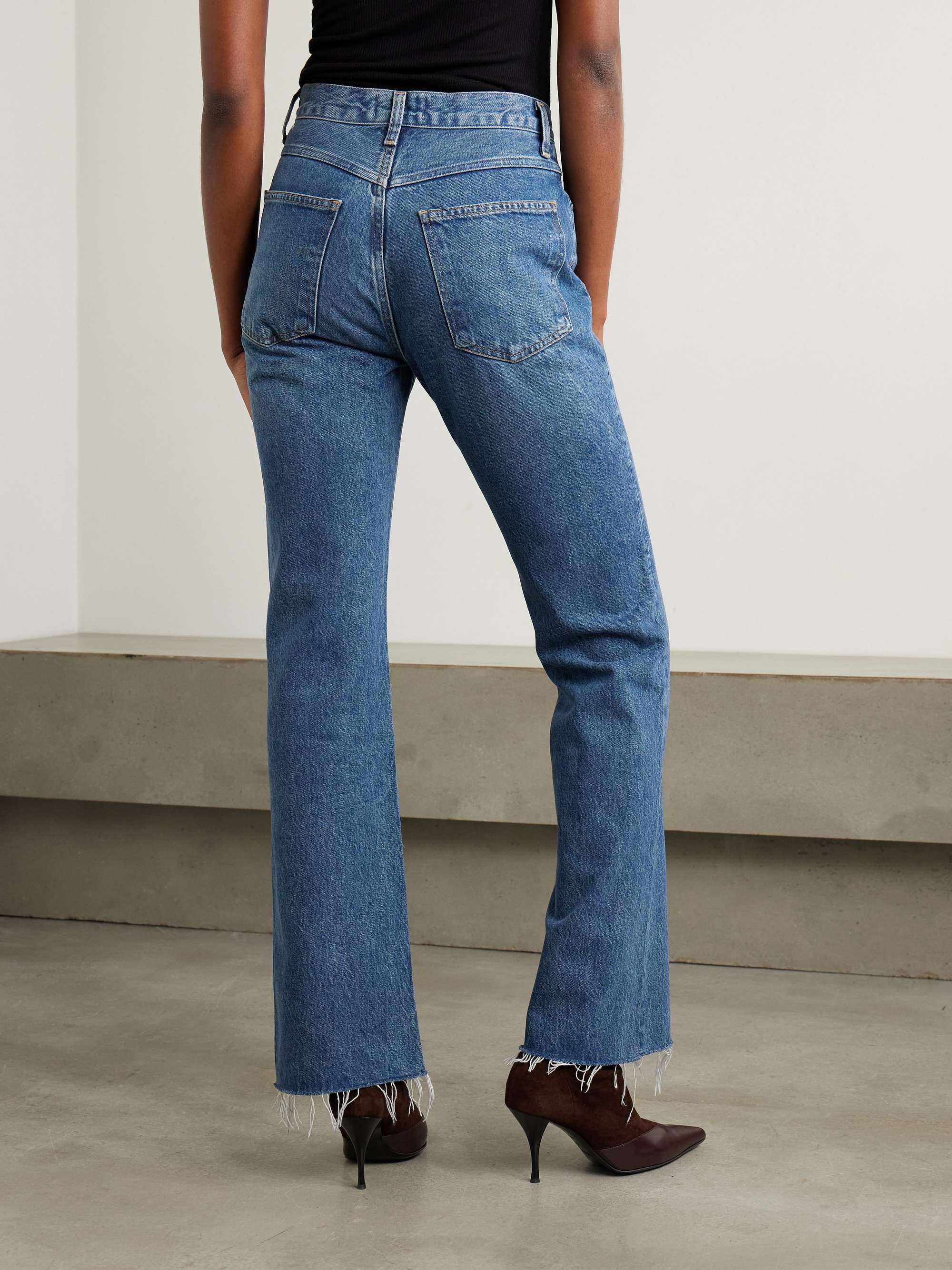 Leena high-rise bootcut jeans view