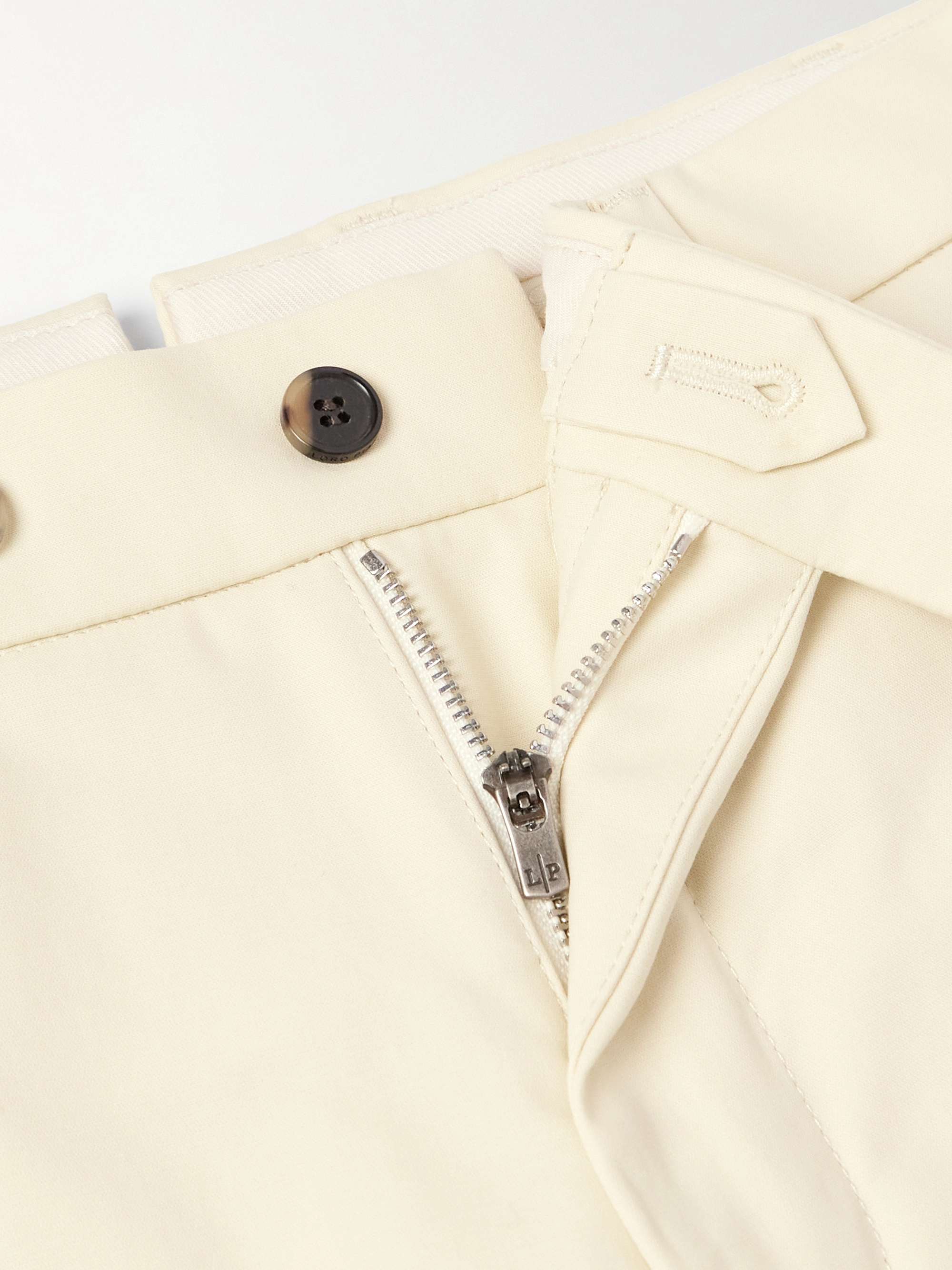 Carlo Hyannis Tapered Cotton-Blend Trousers view