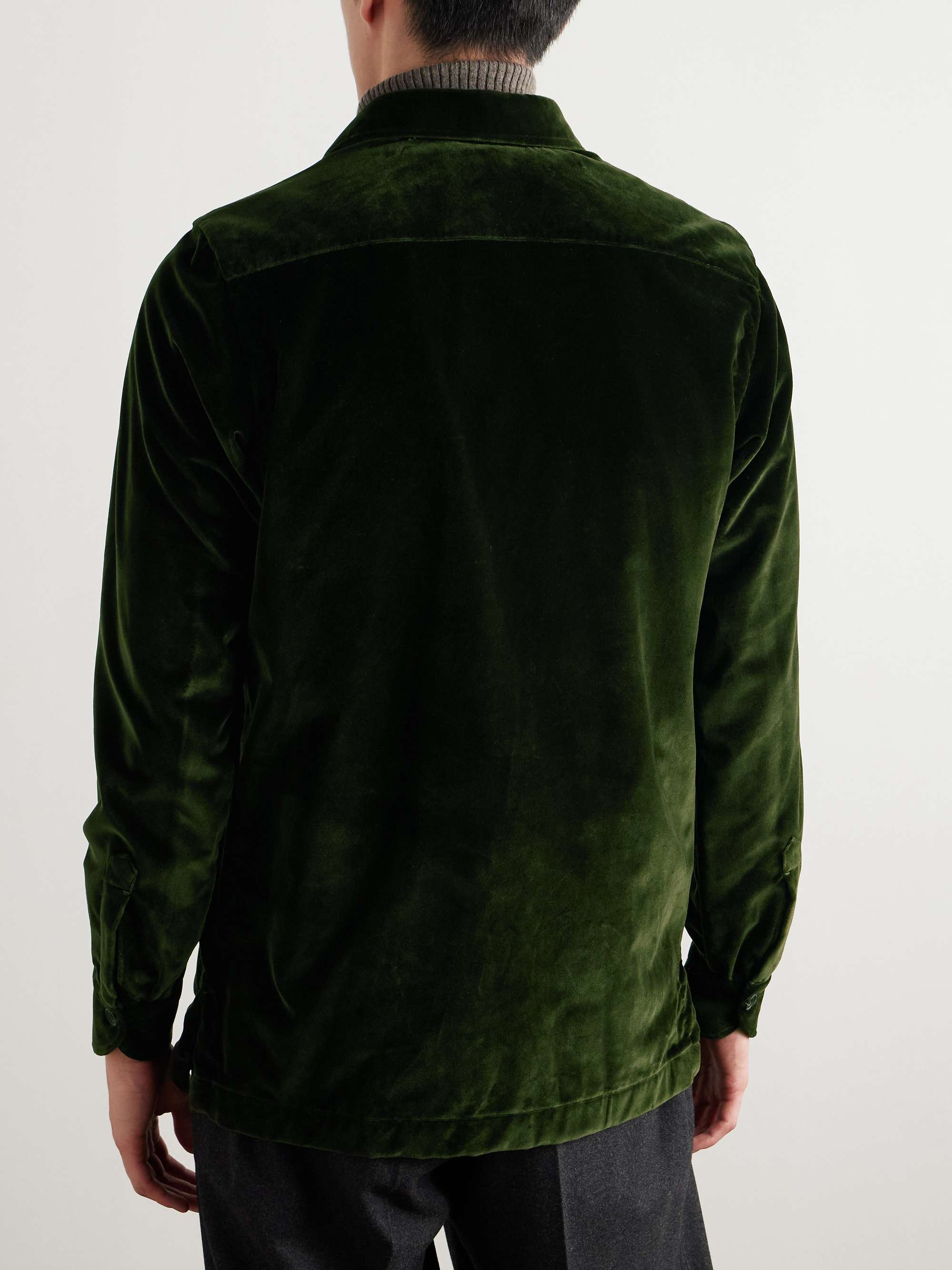 Sahariana Cotton-Velvet Jacket view