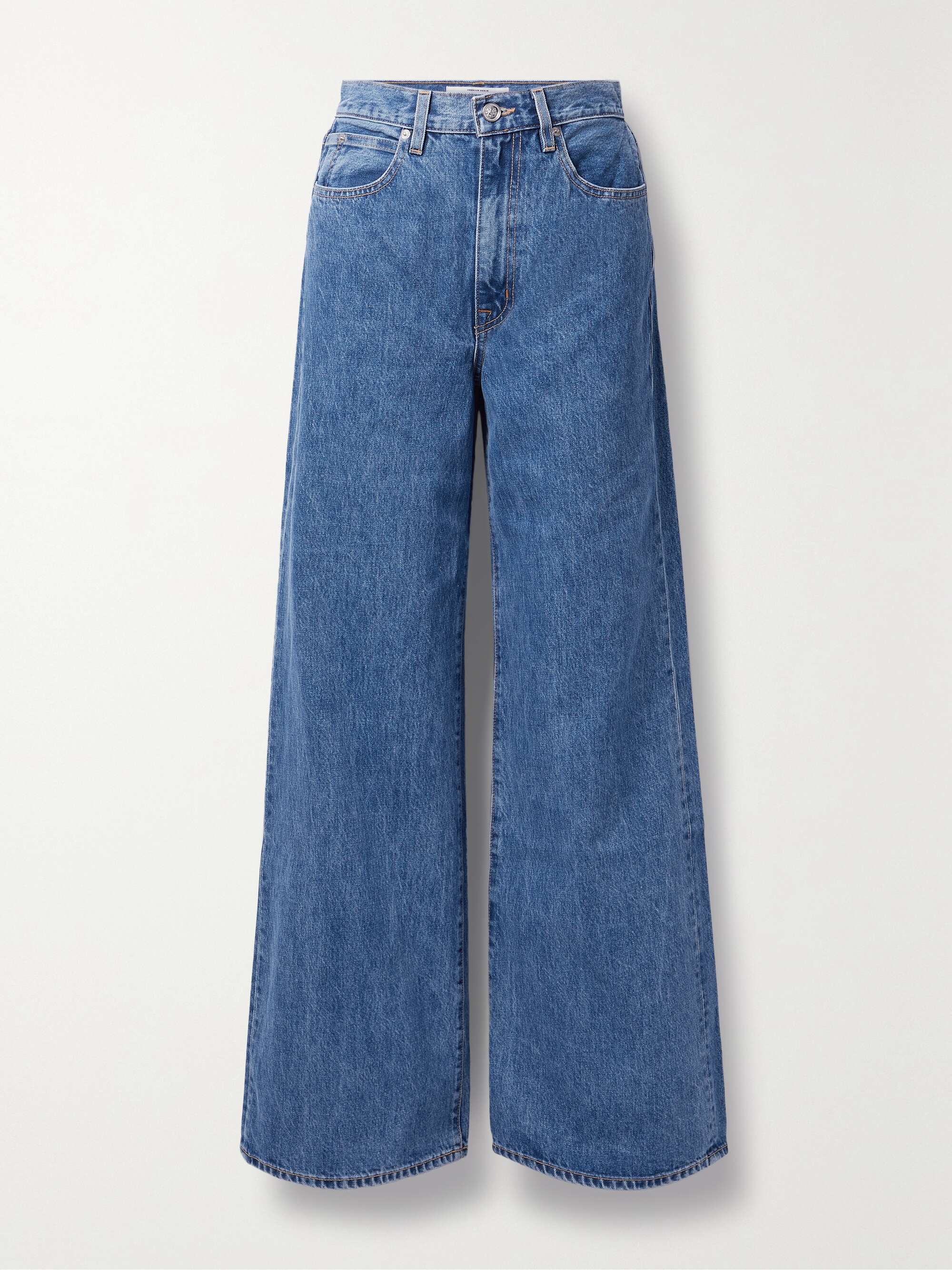 + NET SUSTAIN Eva mid-rise wide-leg organic jeans view